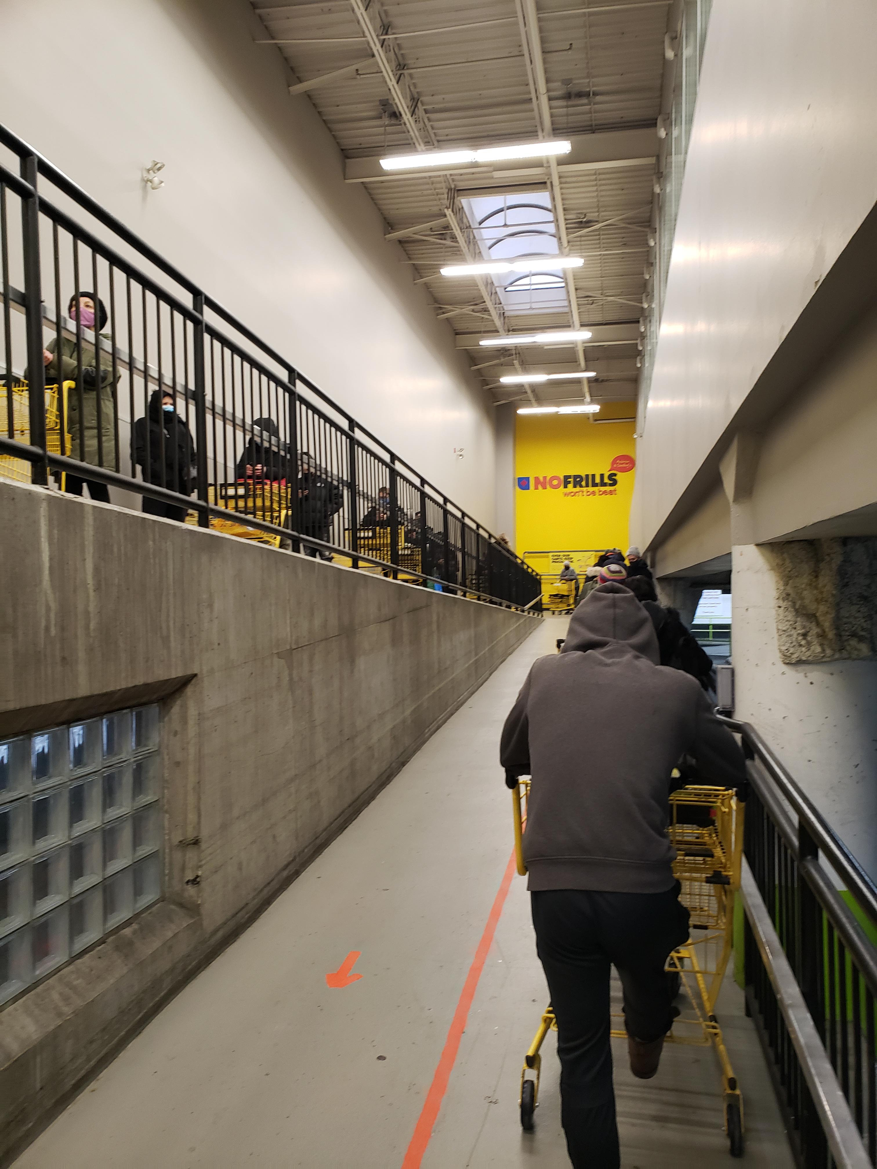 Dufferin Mall No Frills. Left the house at 730am, took 3 hours to get