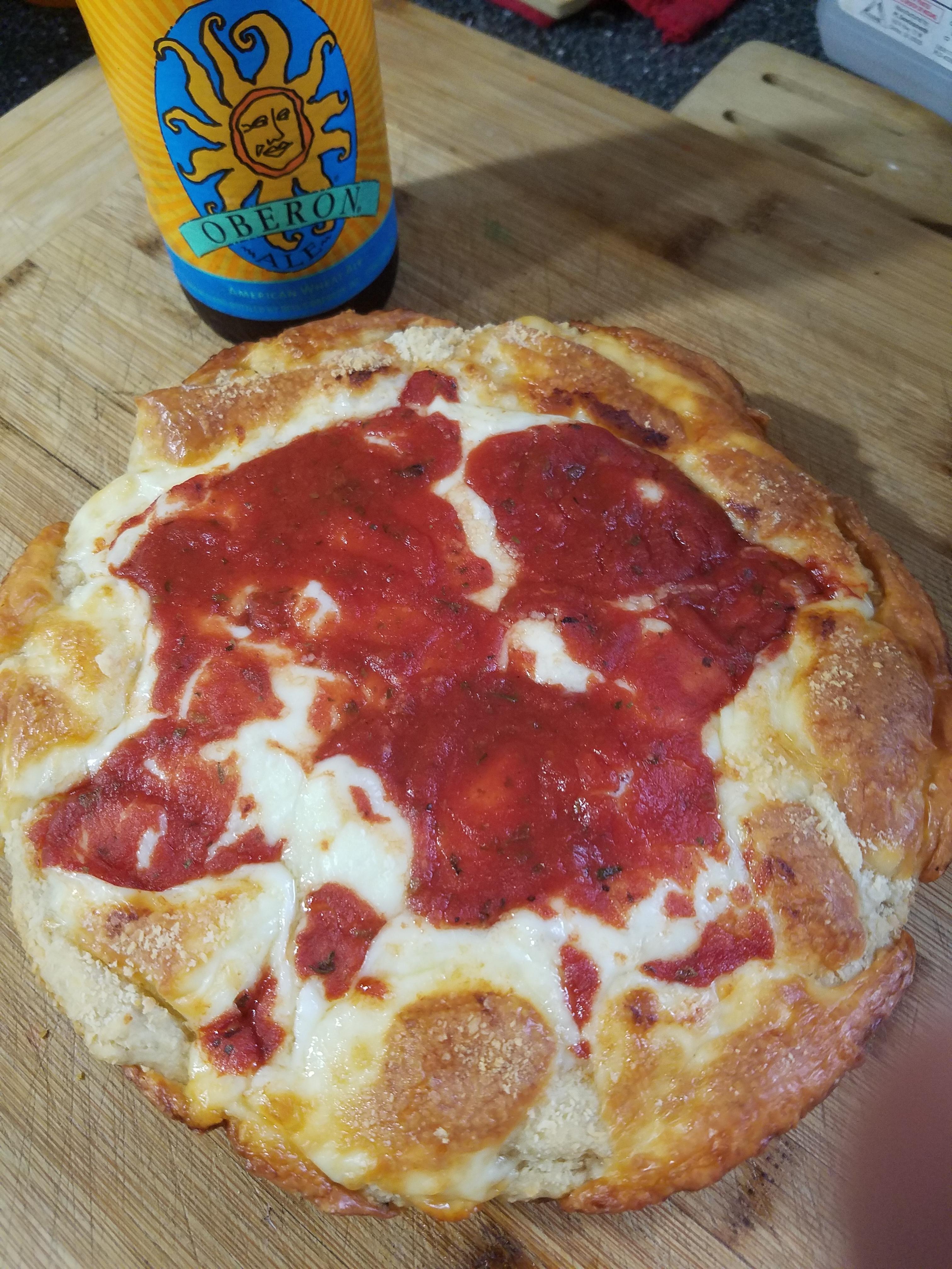 [Homemade] Beer Bread Pizza r/food