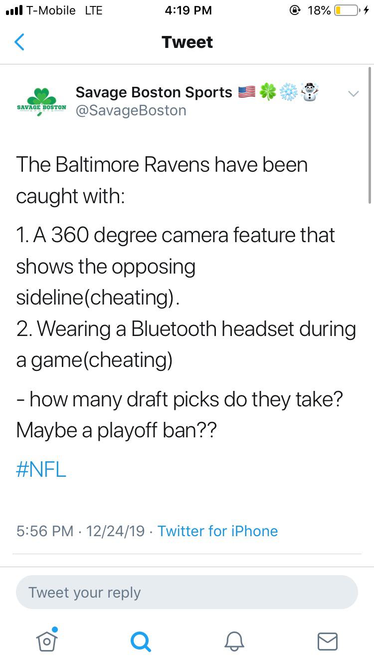 This sports fan has been caught with a room temperature IQ r/ravens
