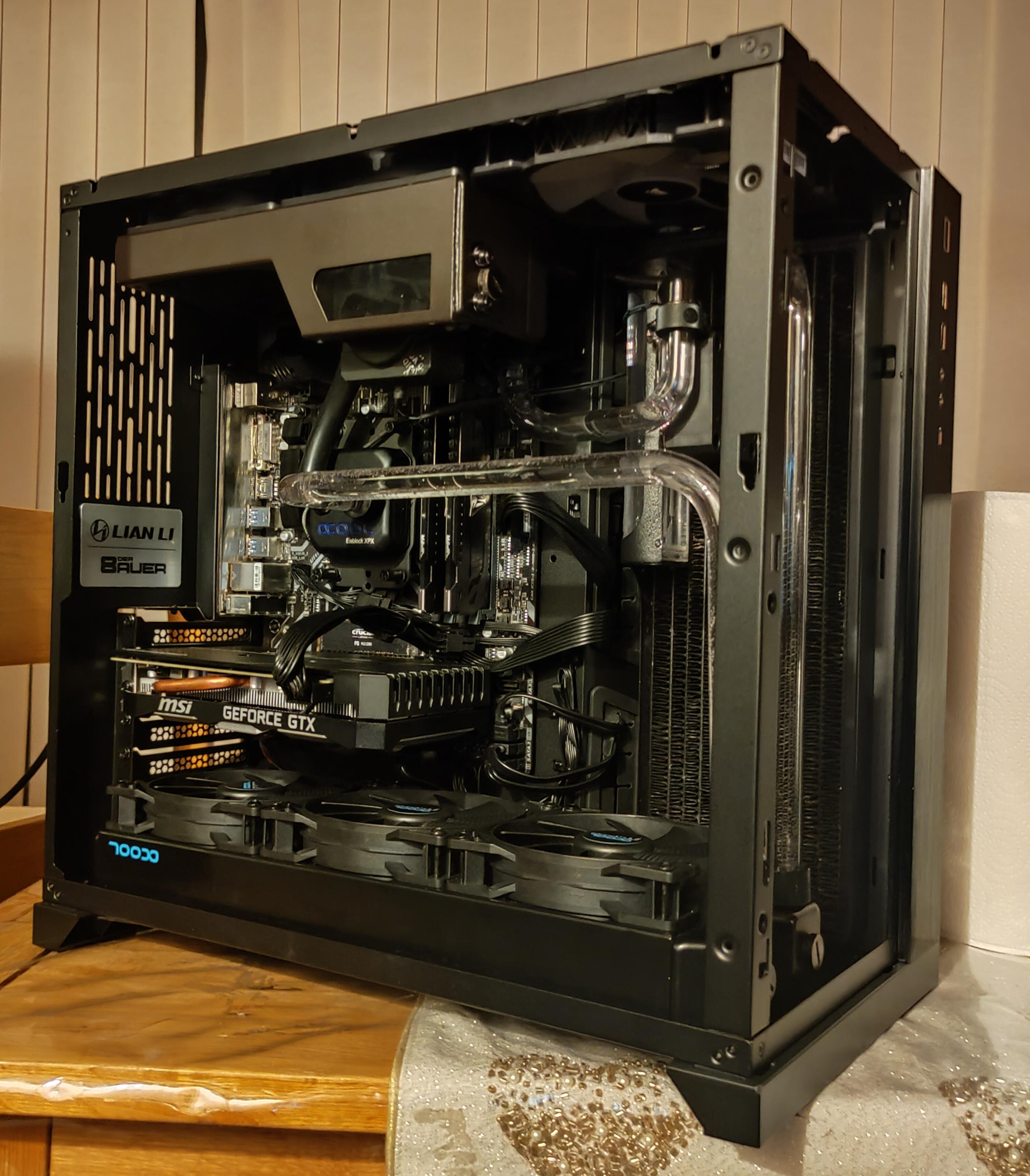 First attempt at budget water cooling r/watercooling