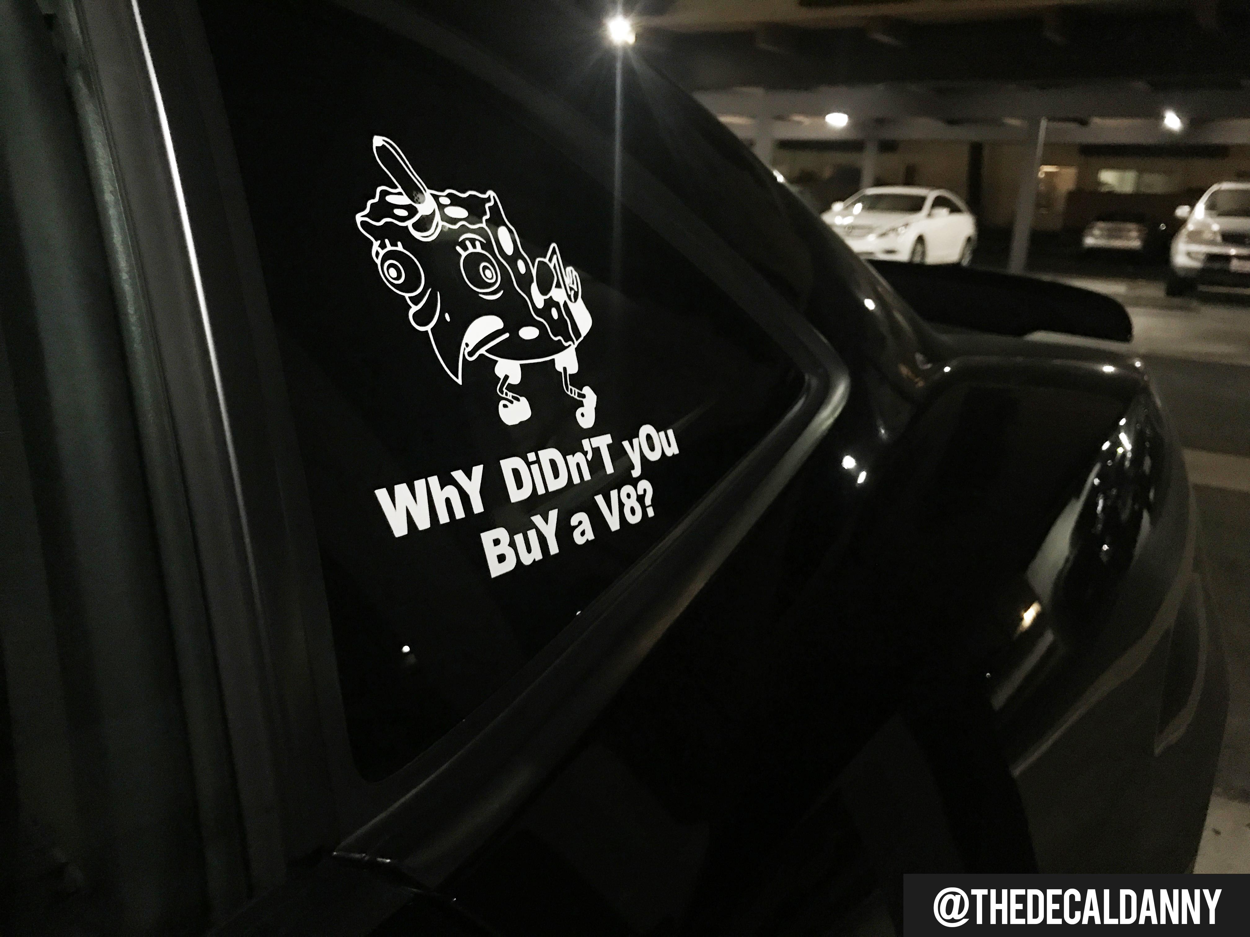 I have literally the best car decal ever r/funny