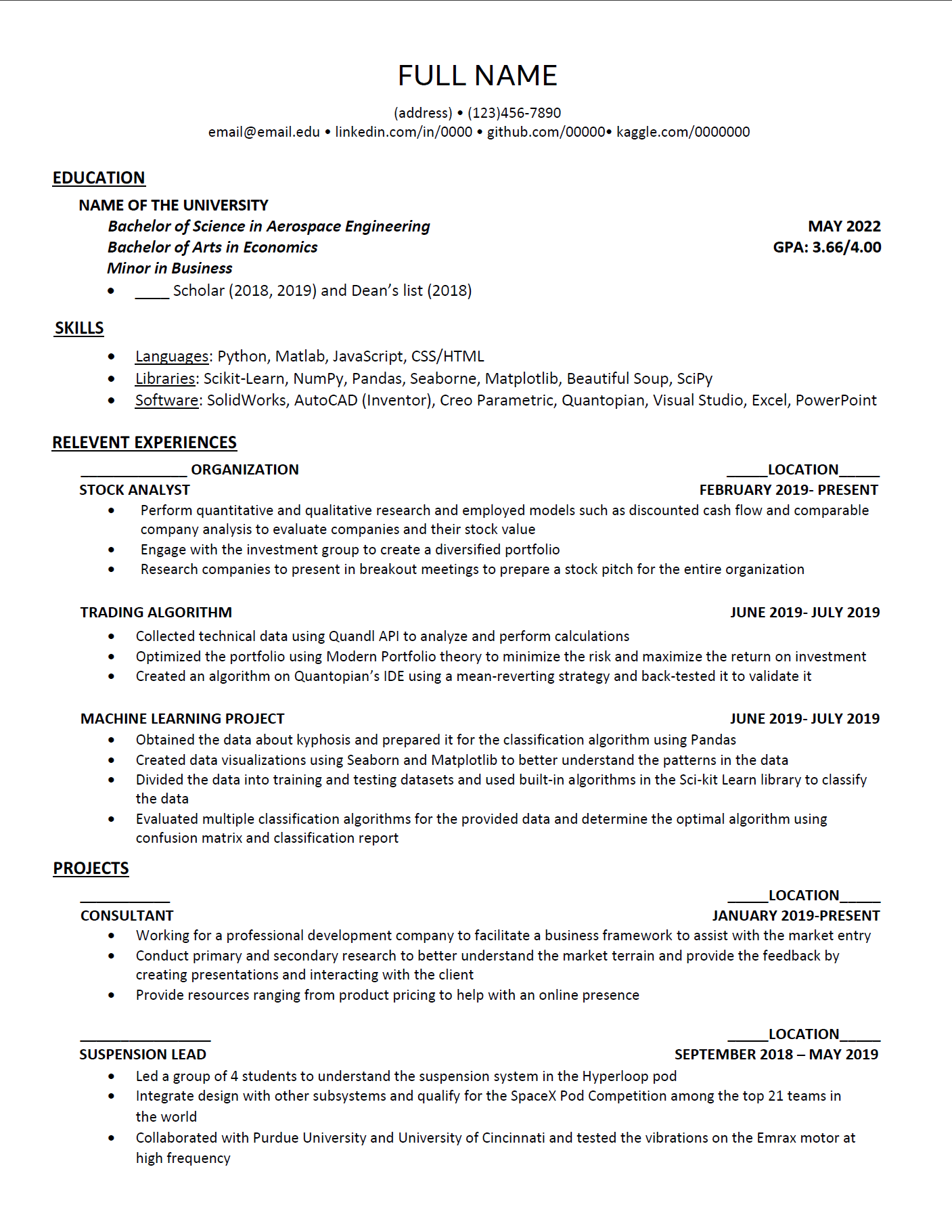 Career Fair coming soon. Any final tips? Looking for an internship at a