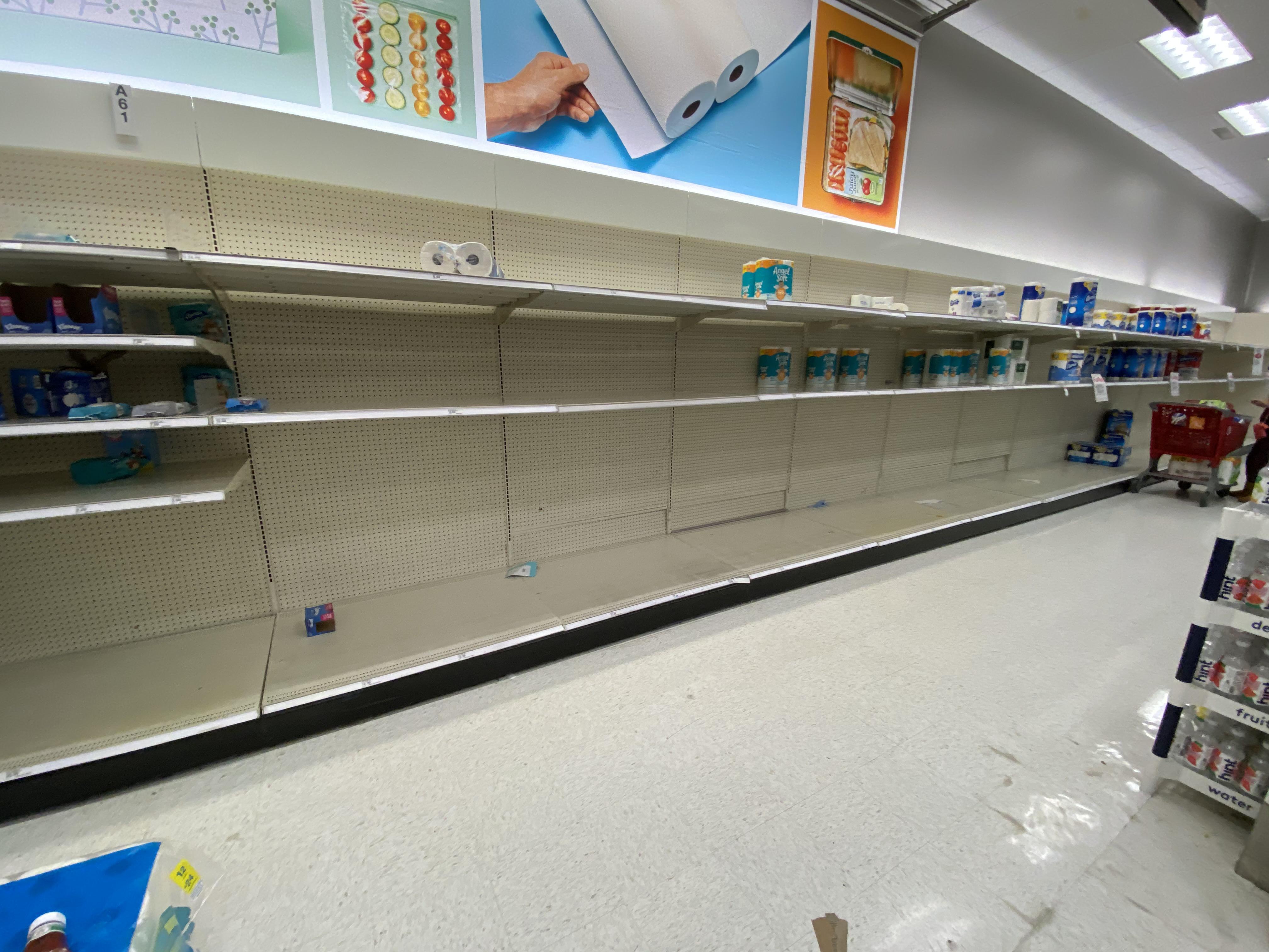 Target in Burke, still running low on toilet paper r/nova