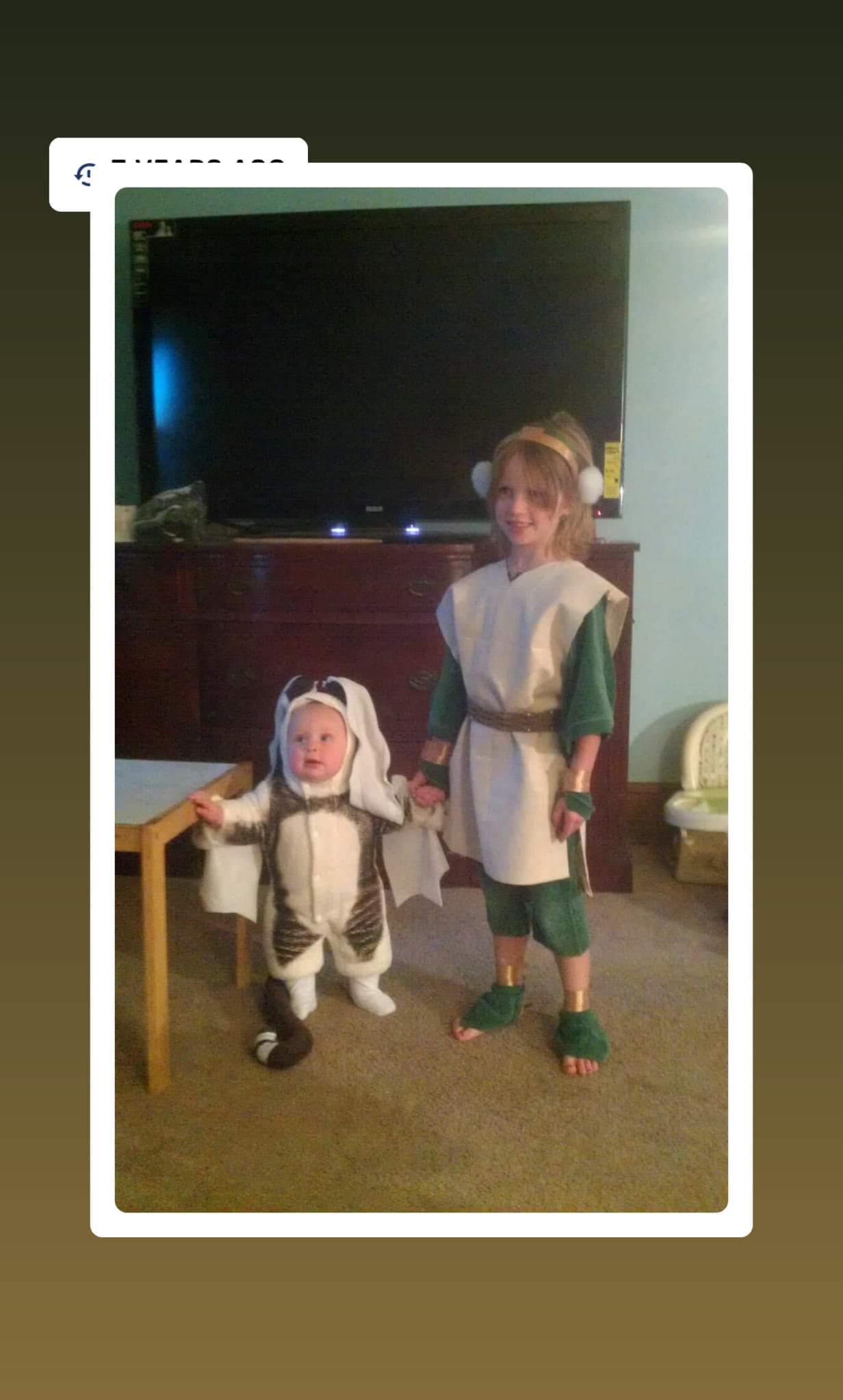 My Niece and Nephew for Halloween a few years back. Thought you folks