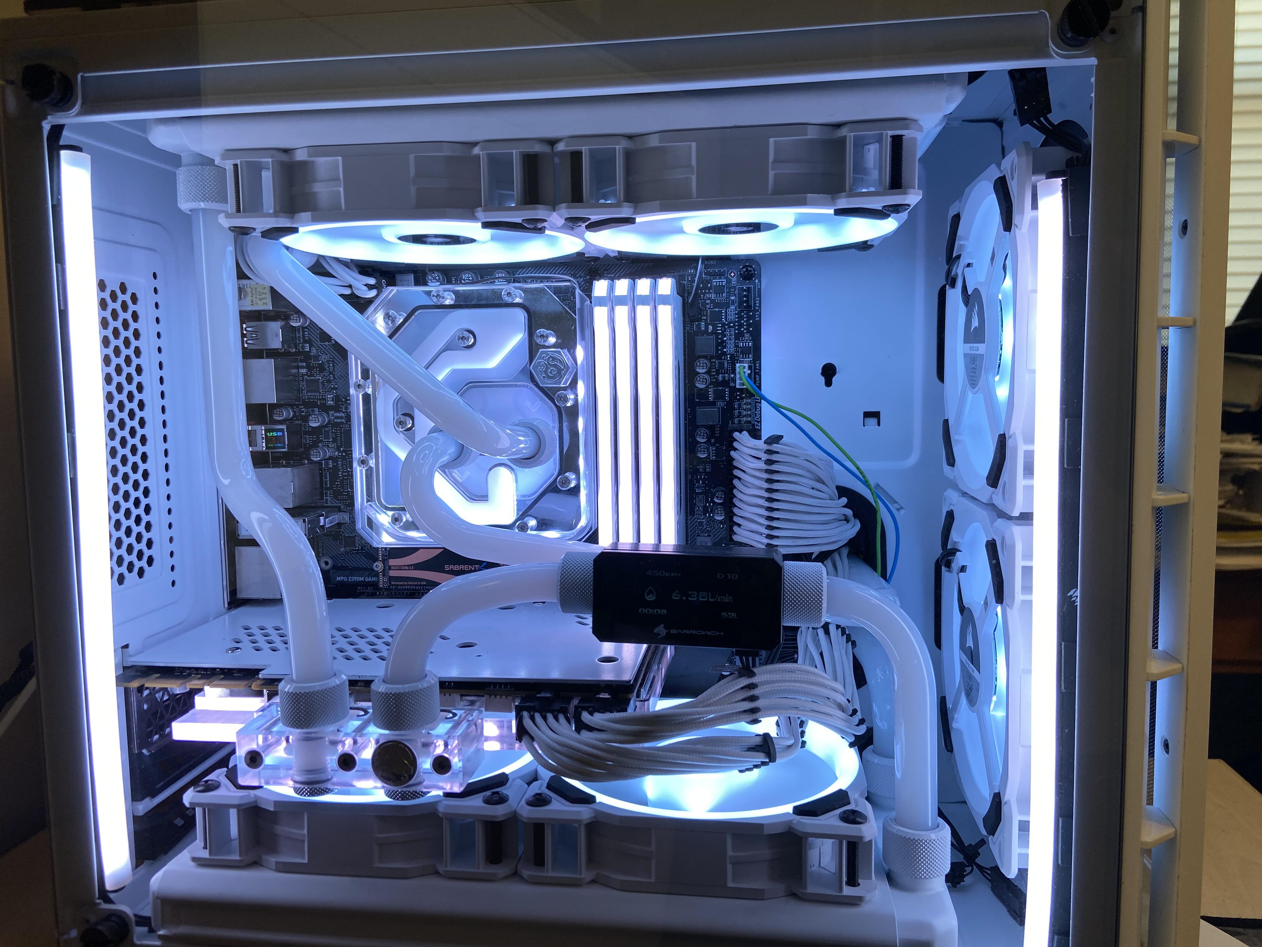 Managed to pull off a full custom loop in a 280x. First attempt at a
