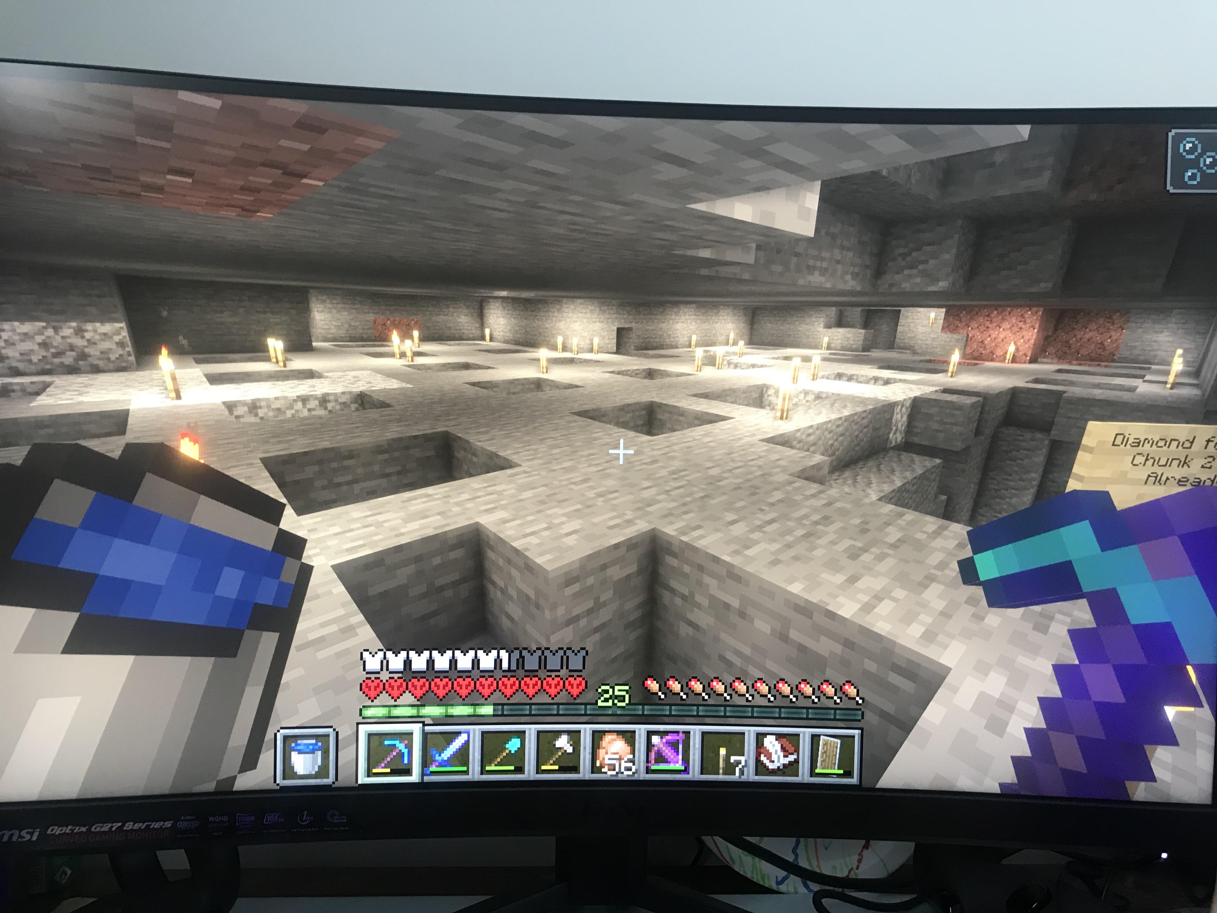 The Optimal strip mining strategy for diamonds r/Minecraft