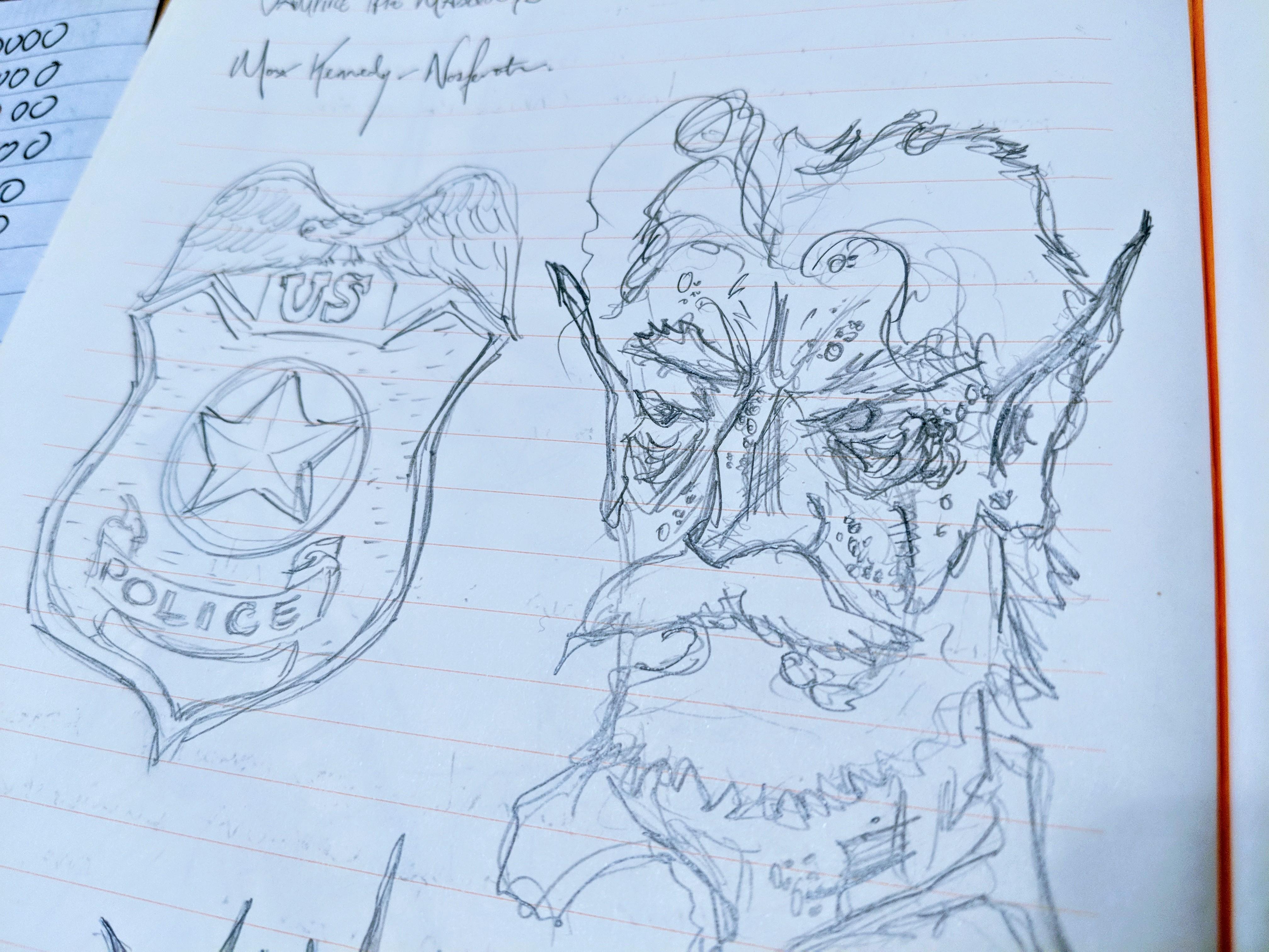 Max Kennedy cop turned vampire r/doodles