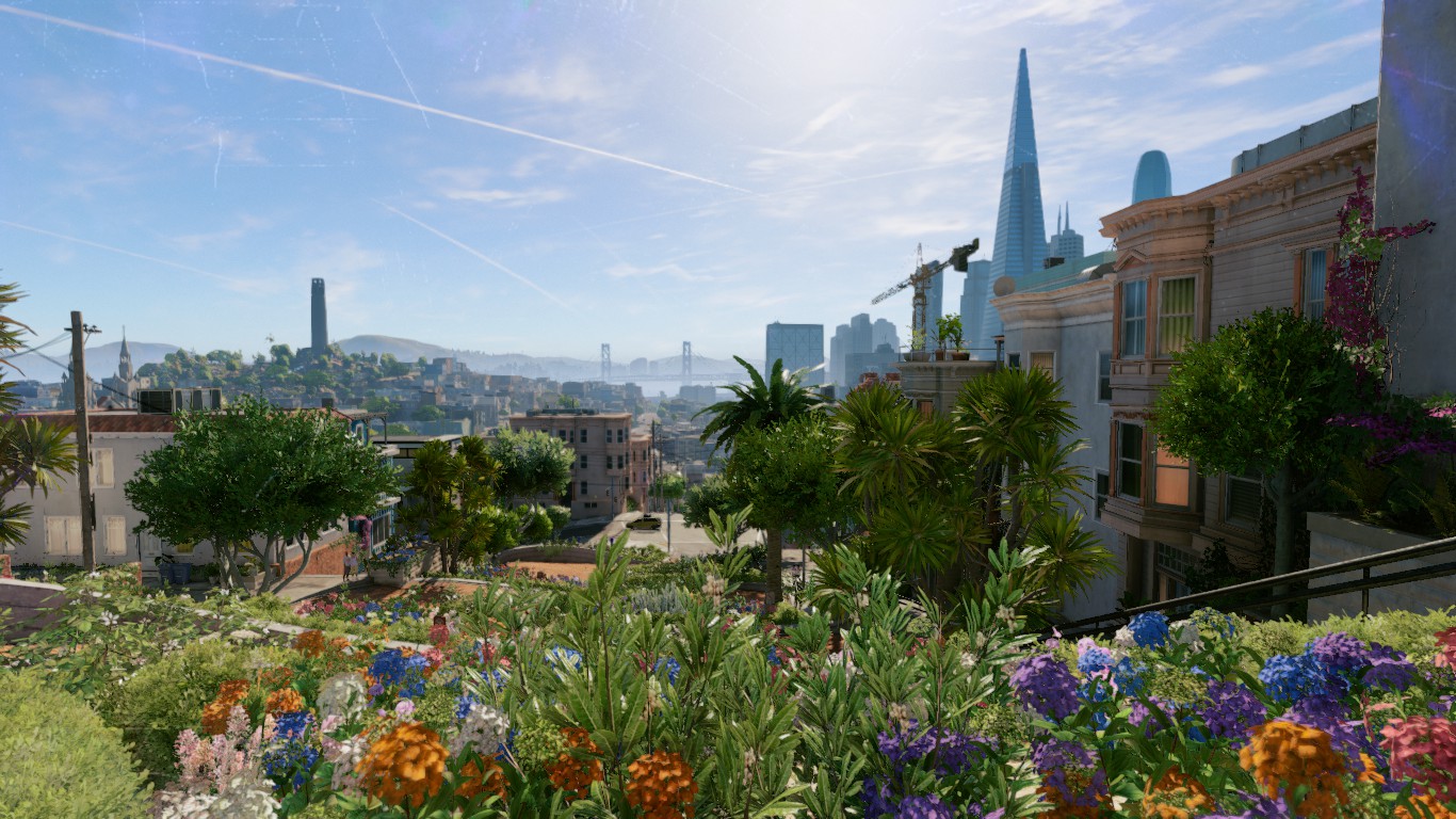 Absolutely beautiful. My favorite location in Watch Dogs 2, Lombard