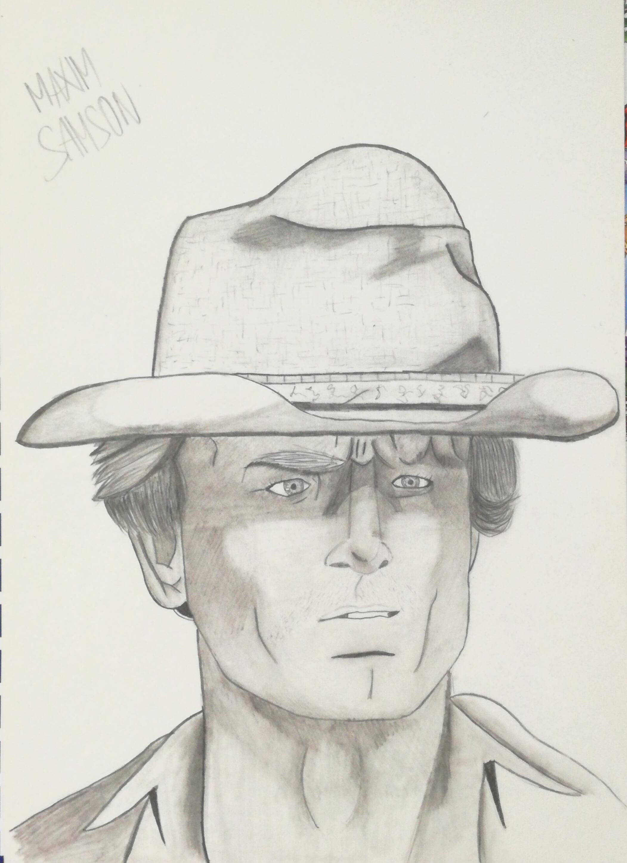 Terence Hill, me, Pencils, 2020 r/Art