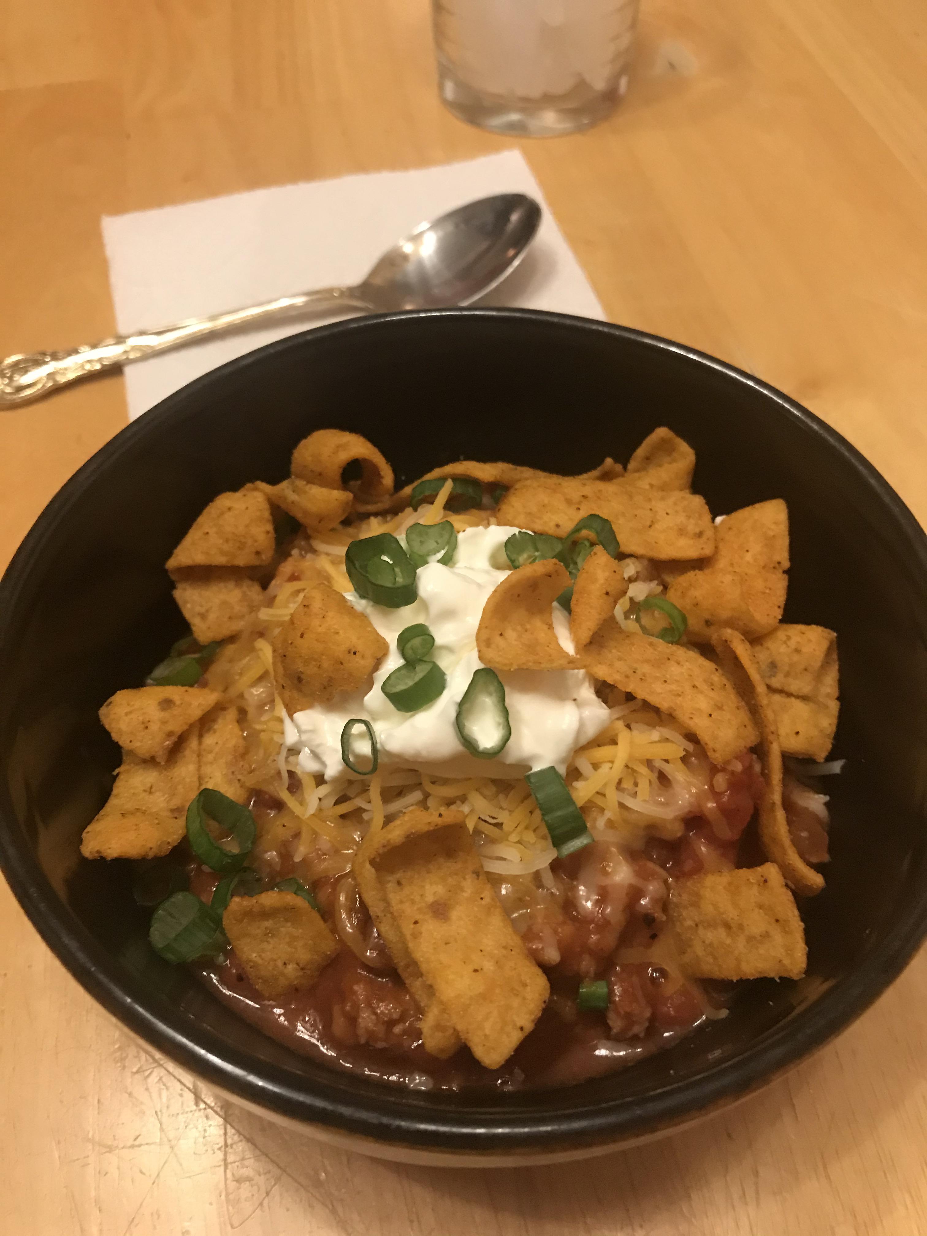 Fritos chili as by you guys! It was the best chili I have