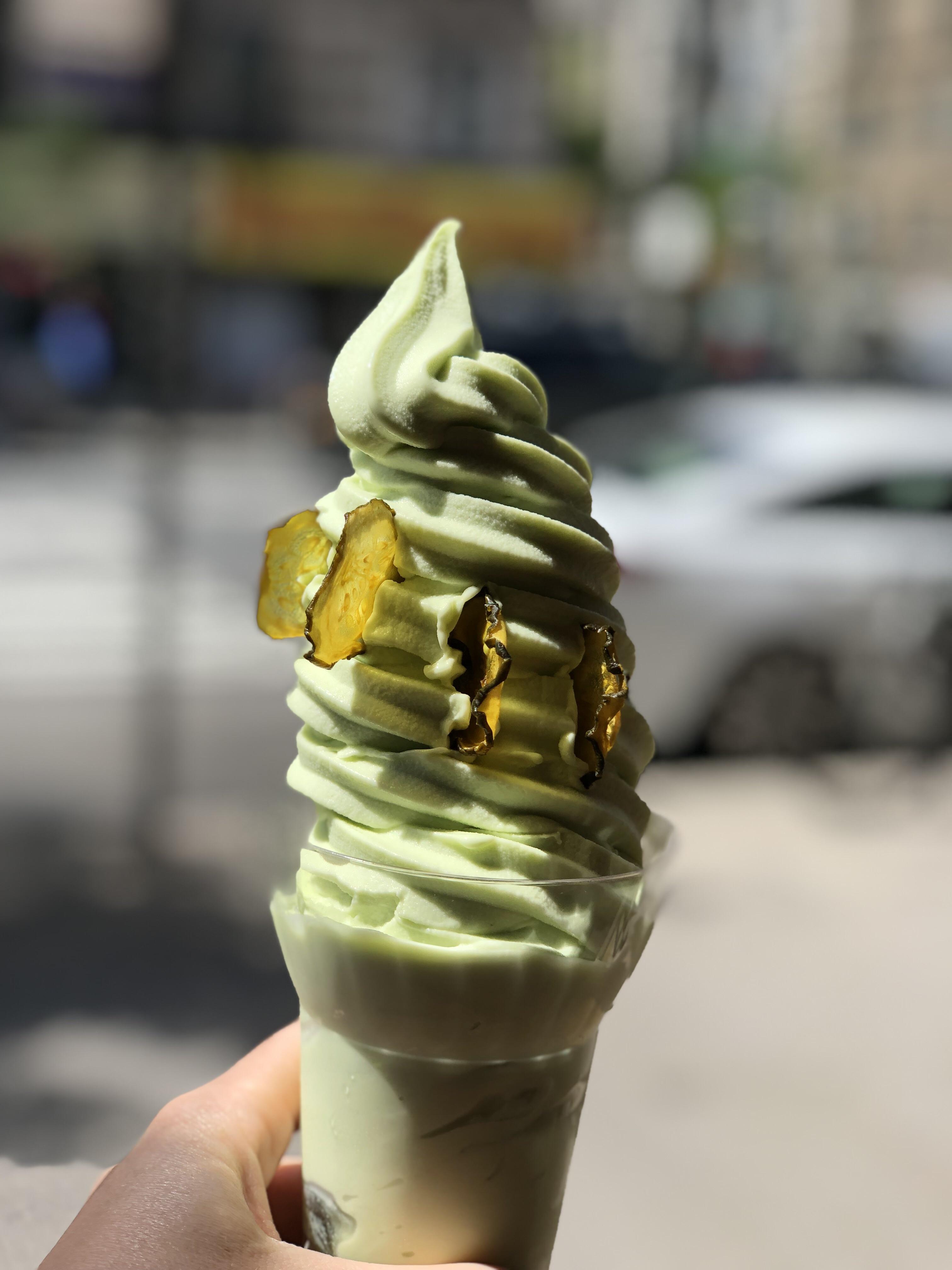 [I ate] pickleflavored ice cream r/food