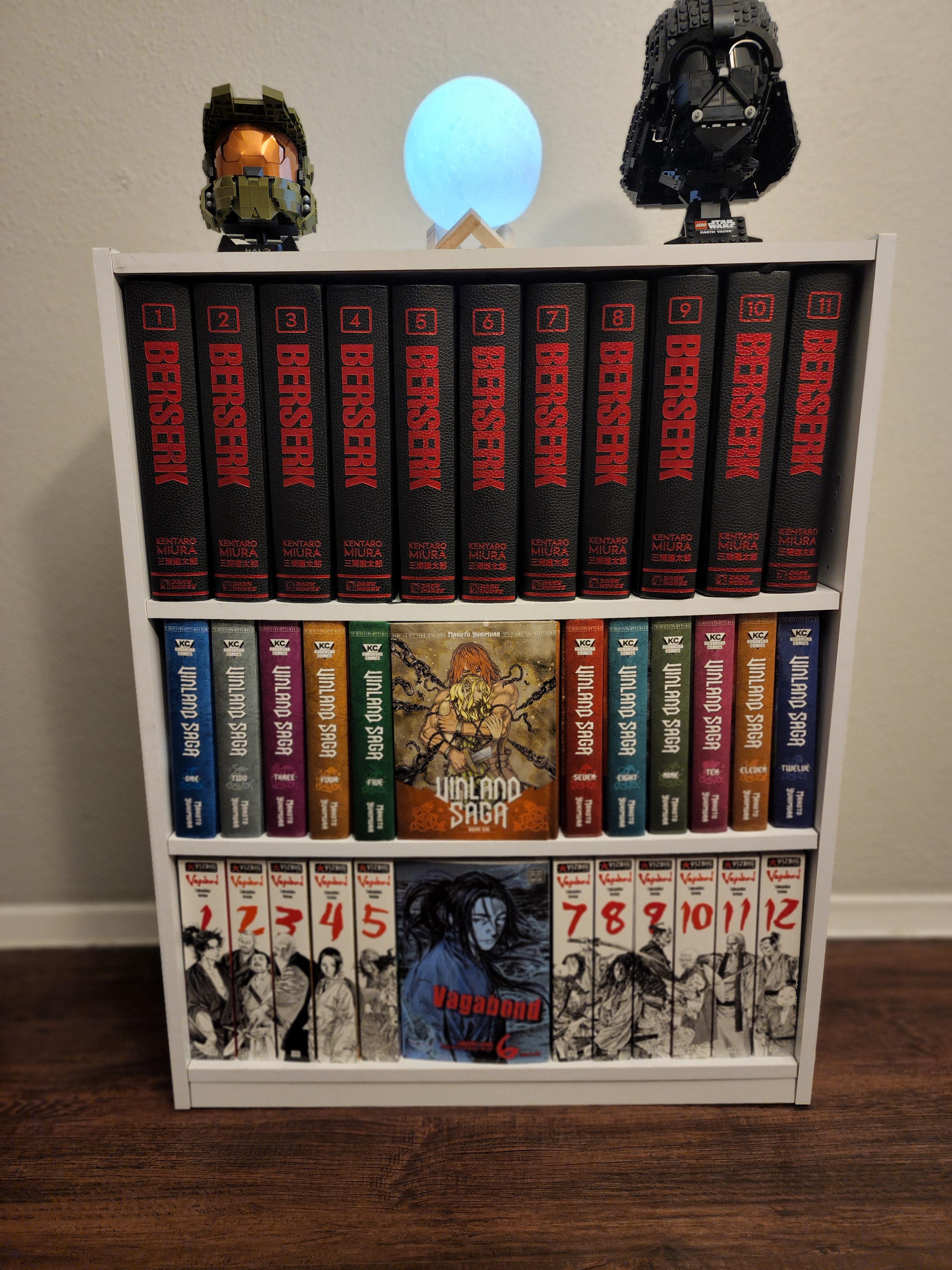 finally completed my bookshelf! r/Berserk