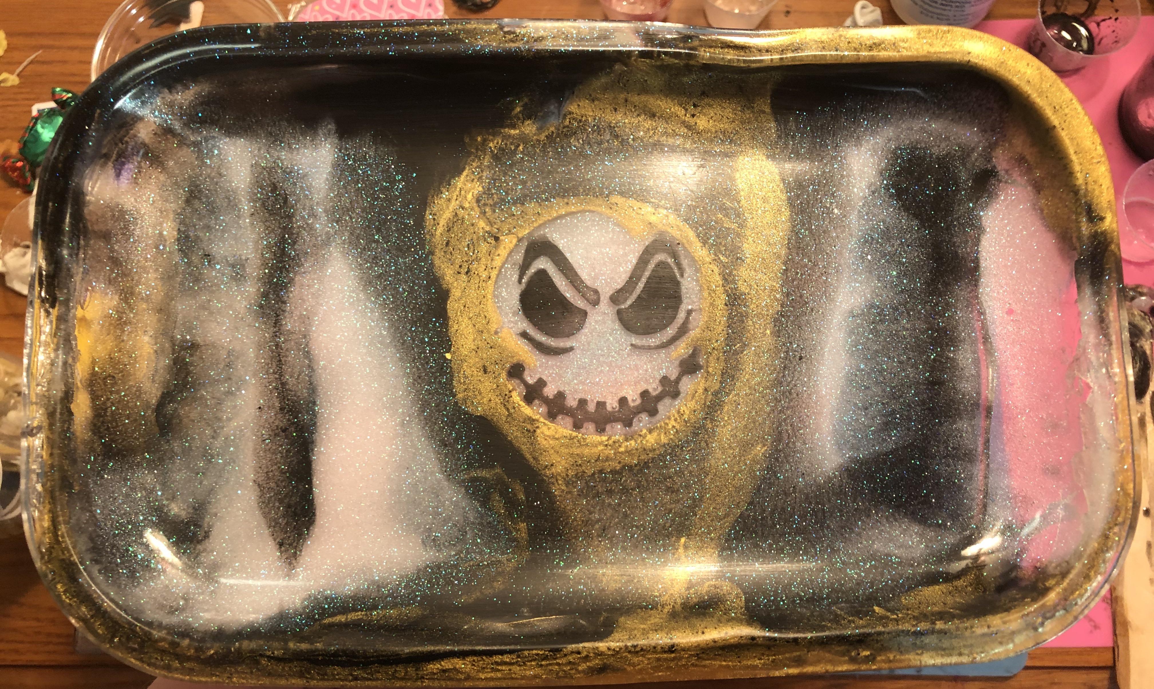 Here’s a Jack Skellington tray I made from resin. r/ResinCasting