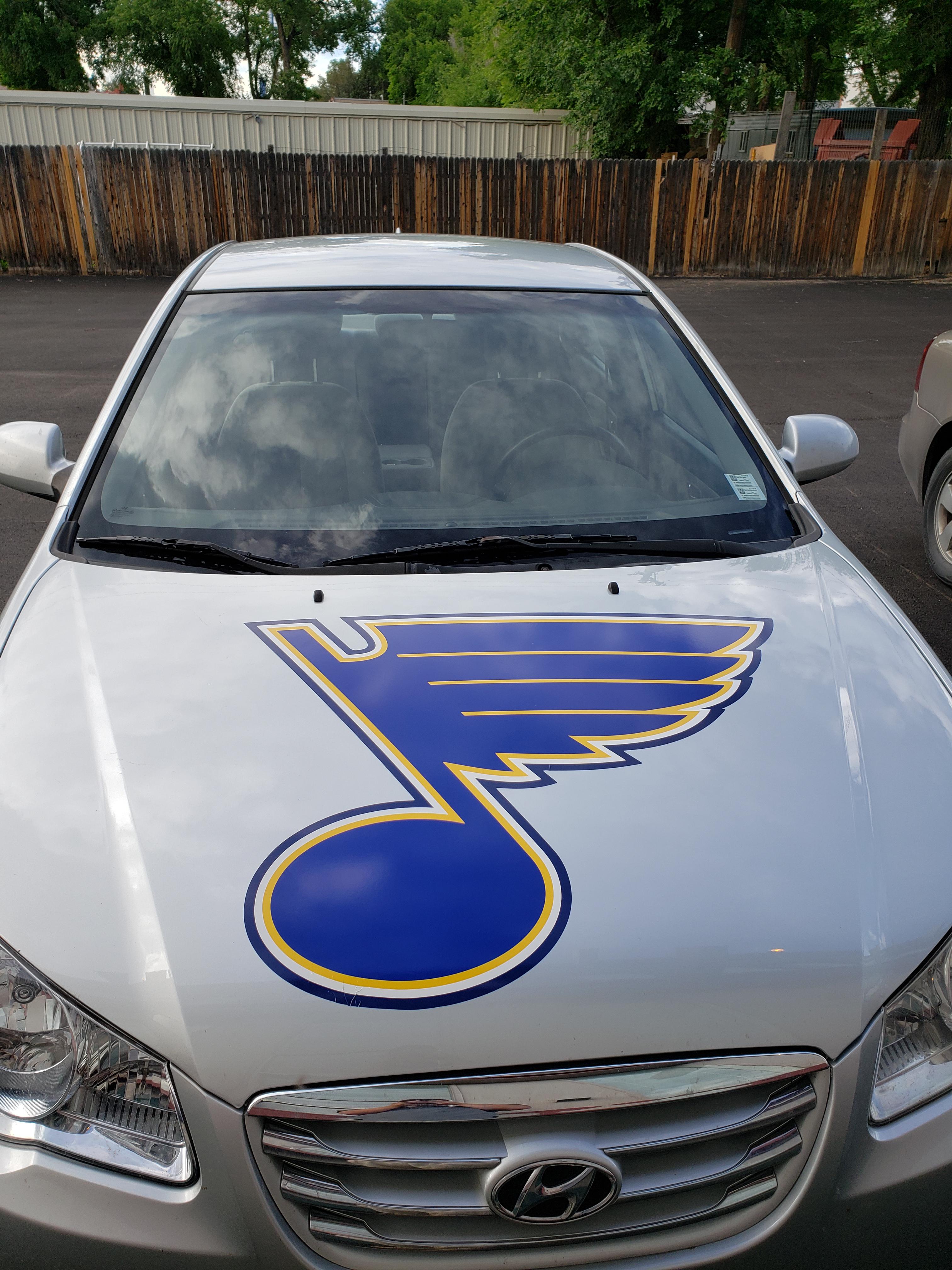 If you see someone driving around Colorado Springs with a huge Blues