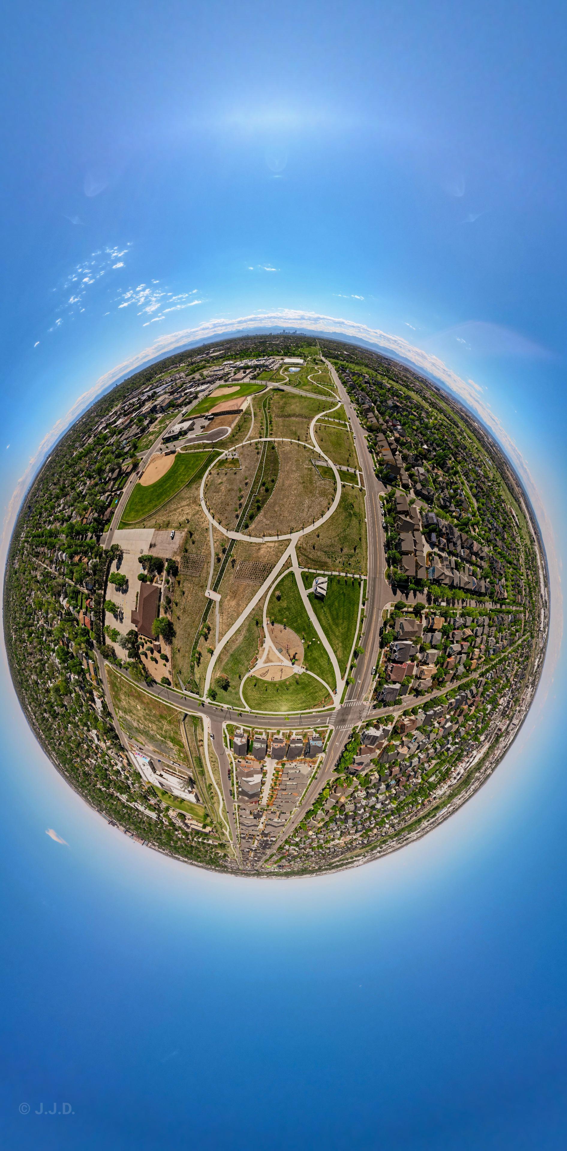 First time playing with the sphere panorama shots on my new Mavic Air 2