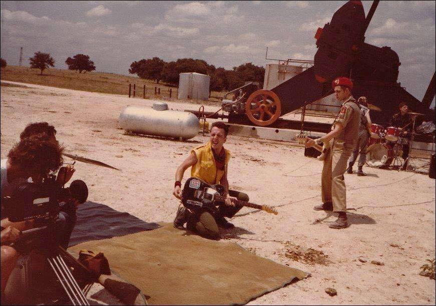 The Clash Austin, TX 1981 video shoot for "Rock the Casbah" with