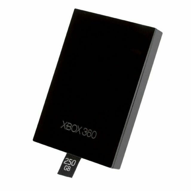 Black Xbox 360 Slim Hard Drive