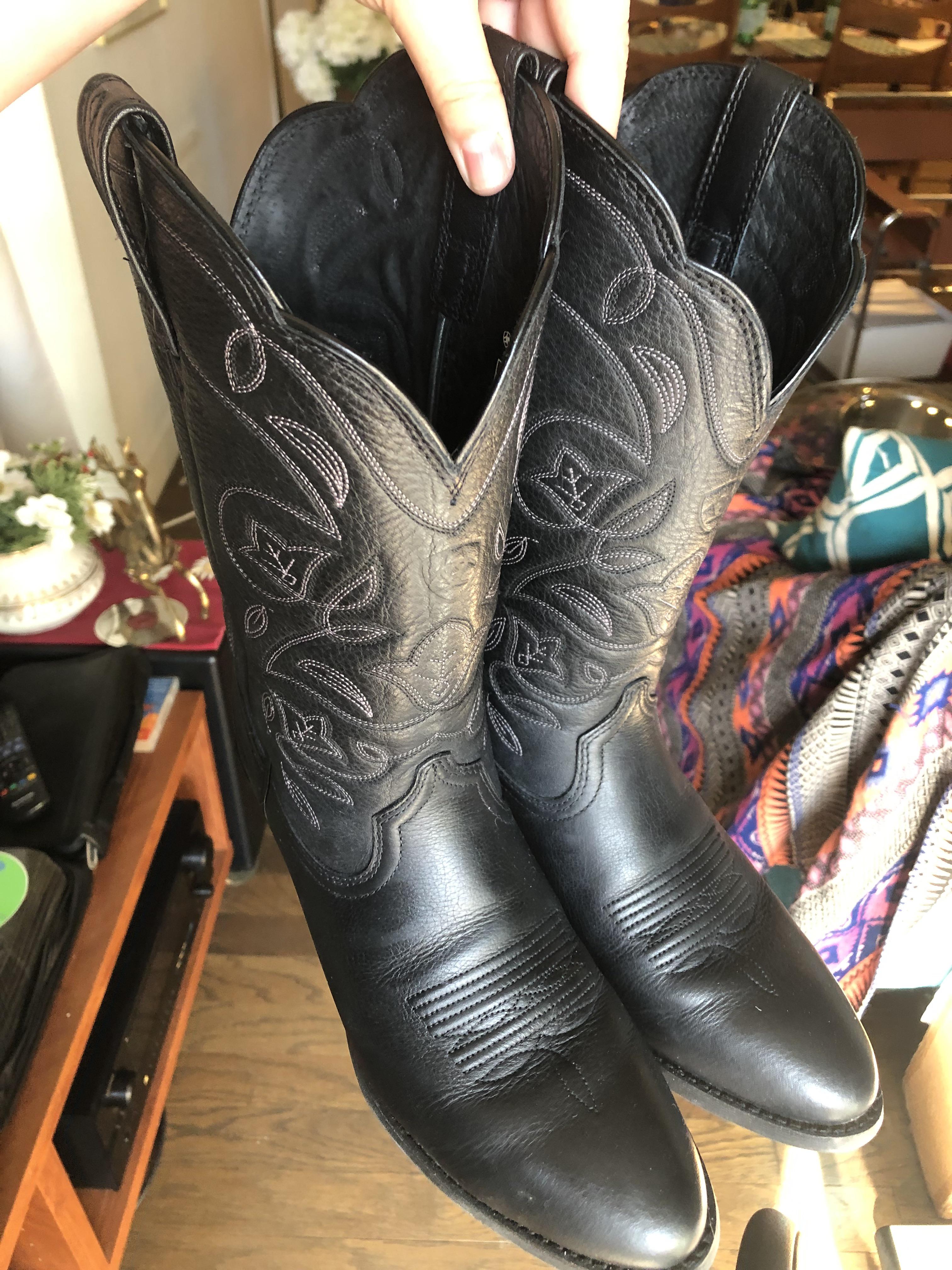 Advise please! I got a brand new pair of cowboy boots and they ended up