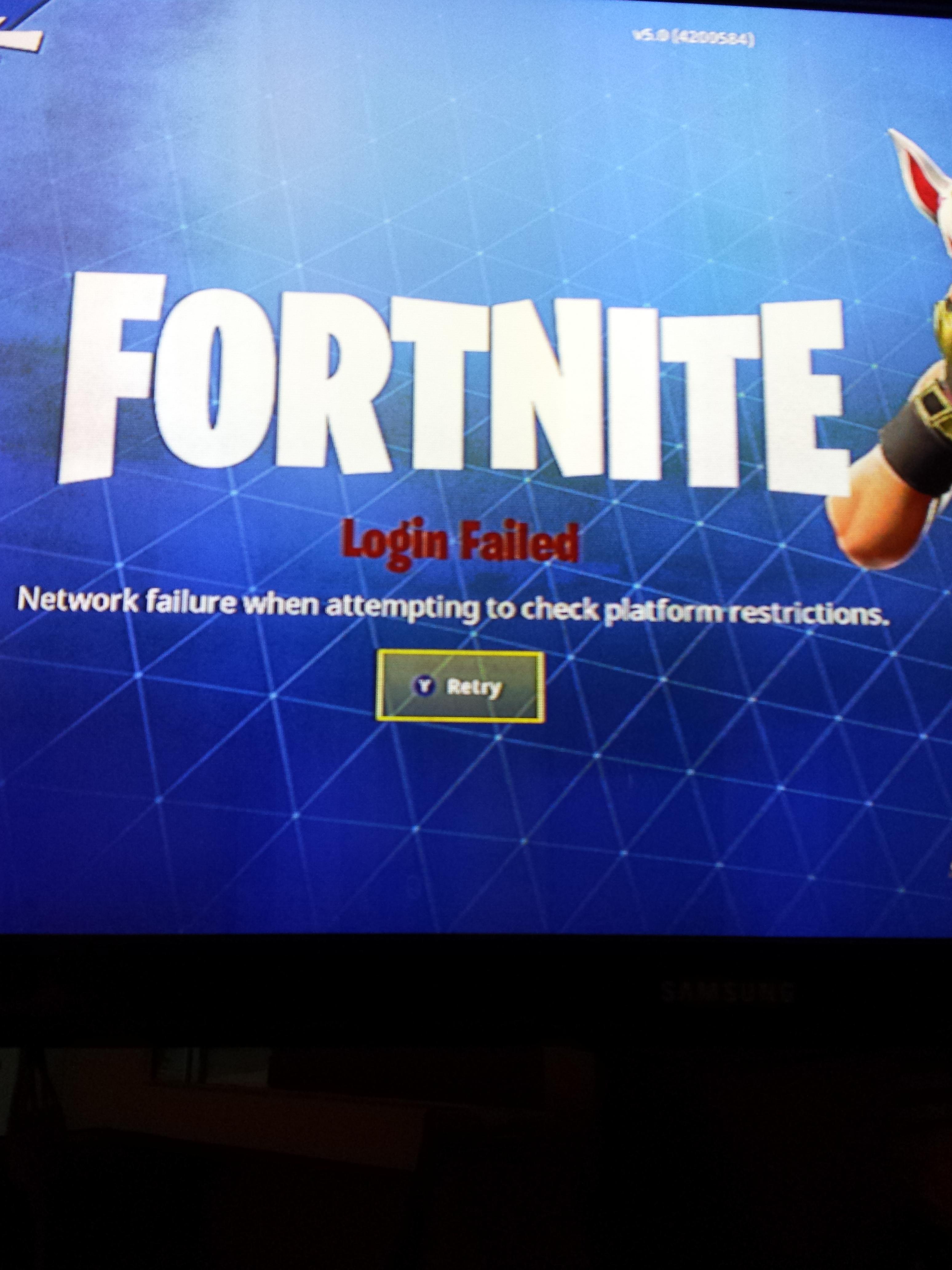 Fortnite Login Failed Today How To Get Free V Bucks On Switch Season 8