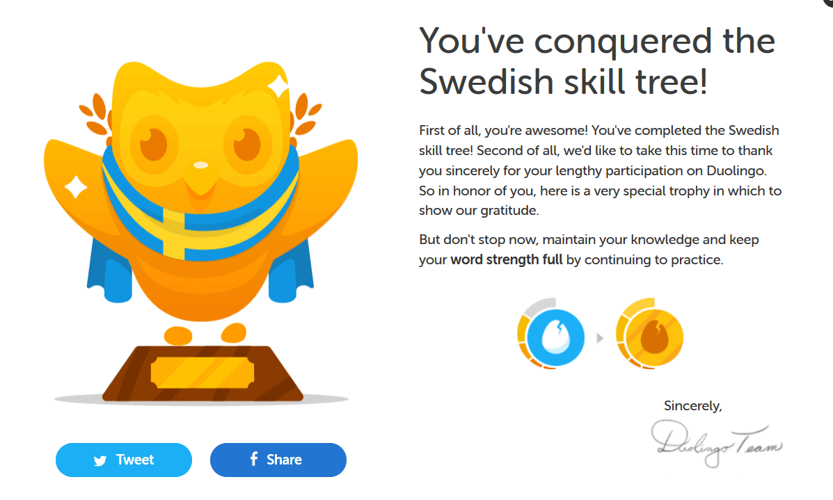 Jag avslutade Svenska skill trad! Svenska