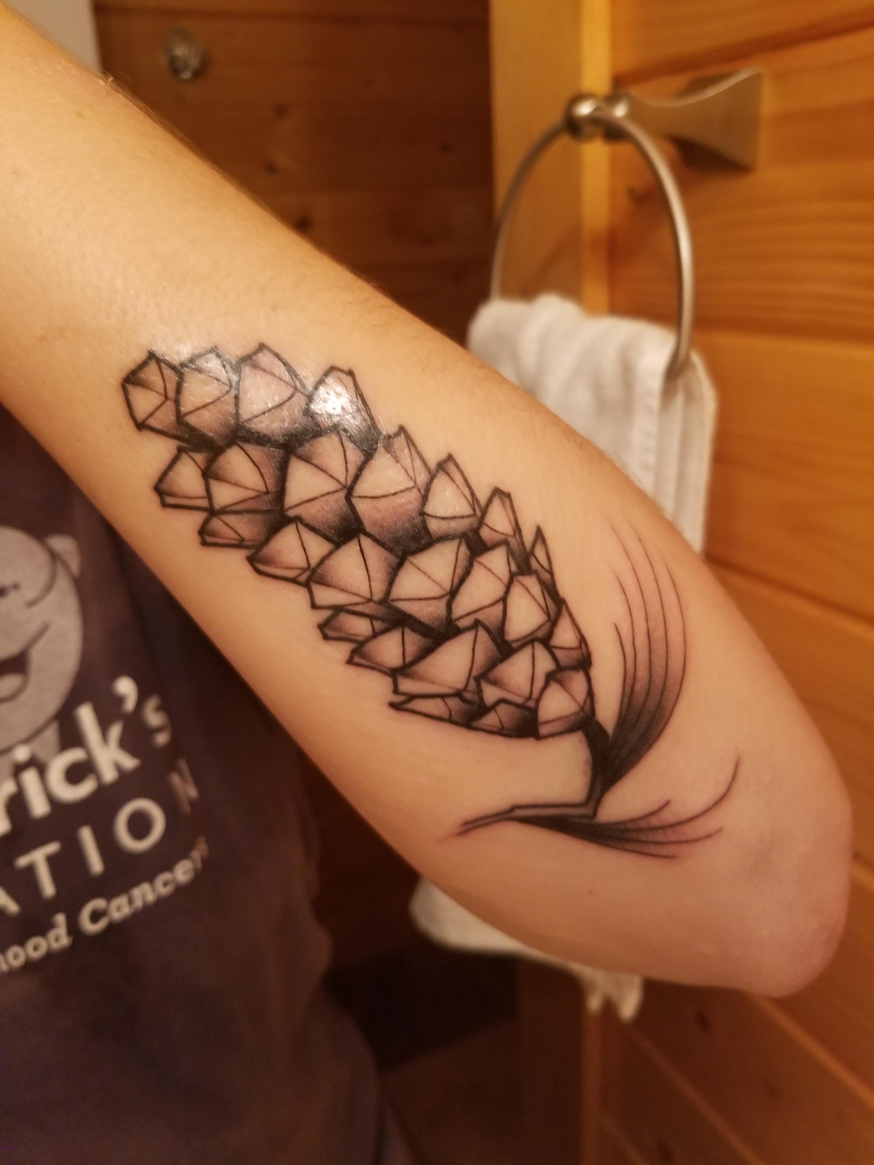Maine Pinecone and Needles by Nick at Broken Crow Collective, Portland