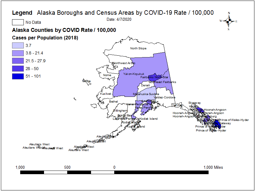 Alaska: Boroughs and Census Areas Map Quiz Game Seterra