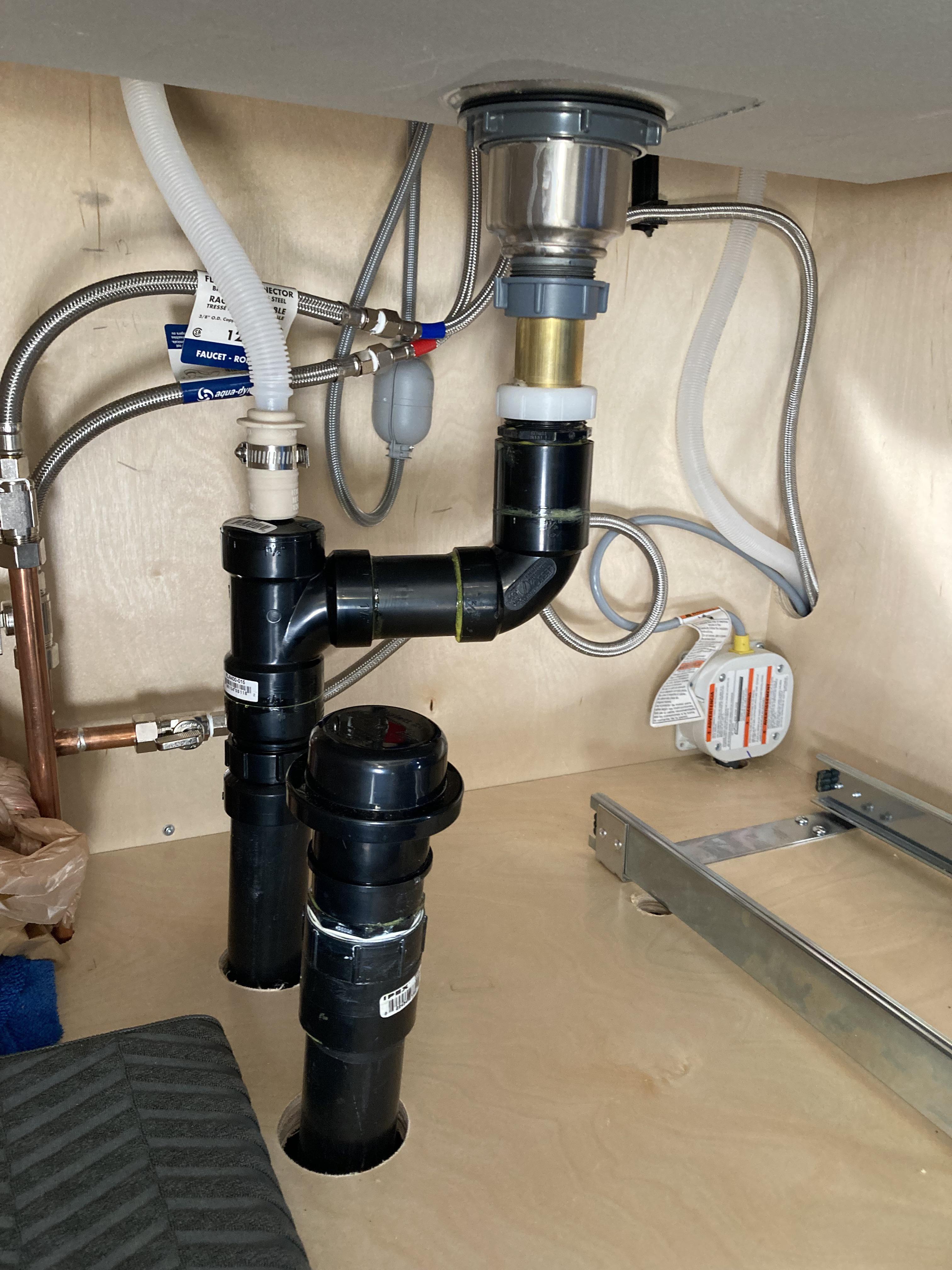 Dishwasher making sink gurgle r/askaplumber