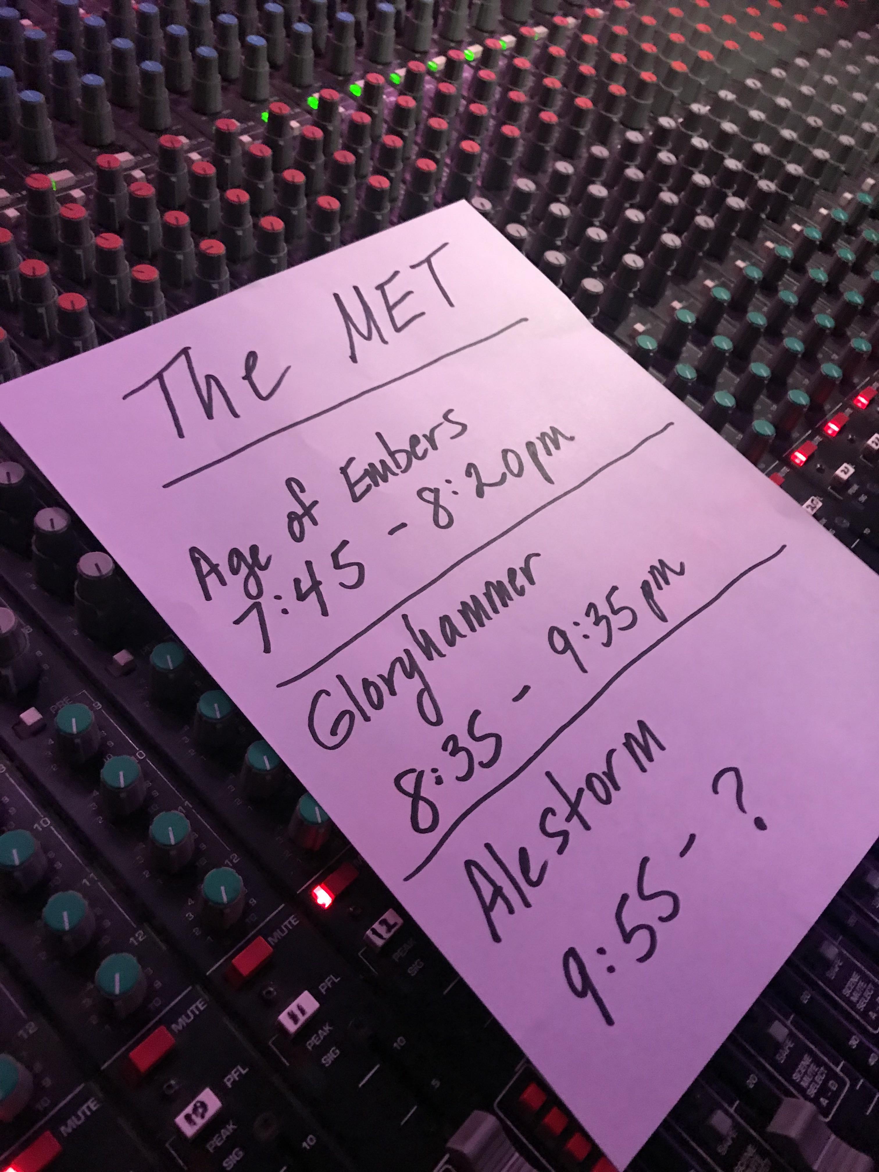 Unfortunately, they did eventually stop playing. The Met, Pawtucket, RI