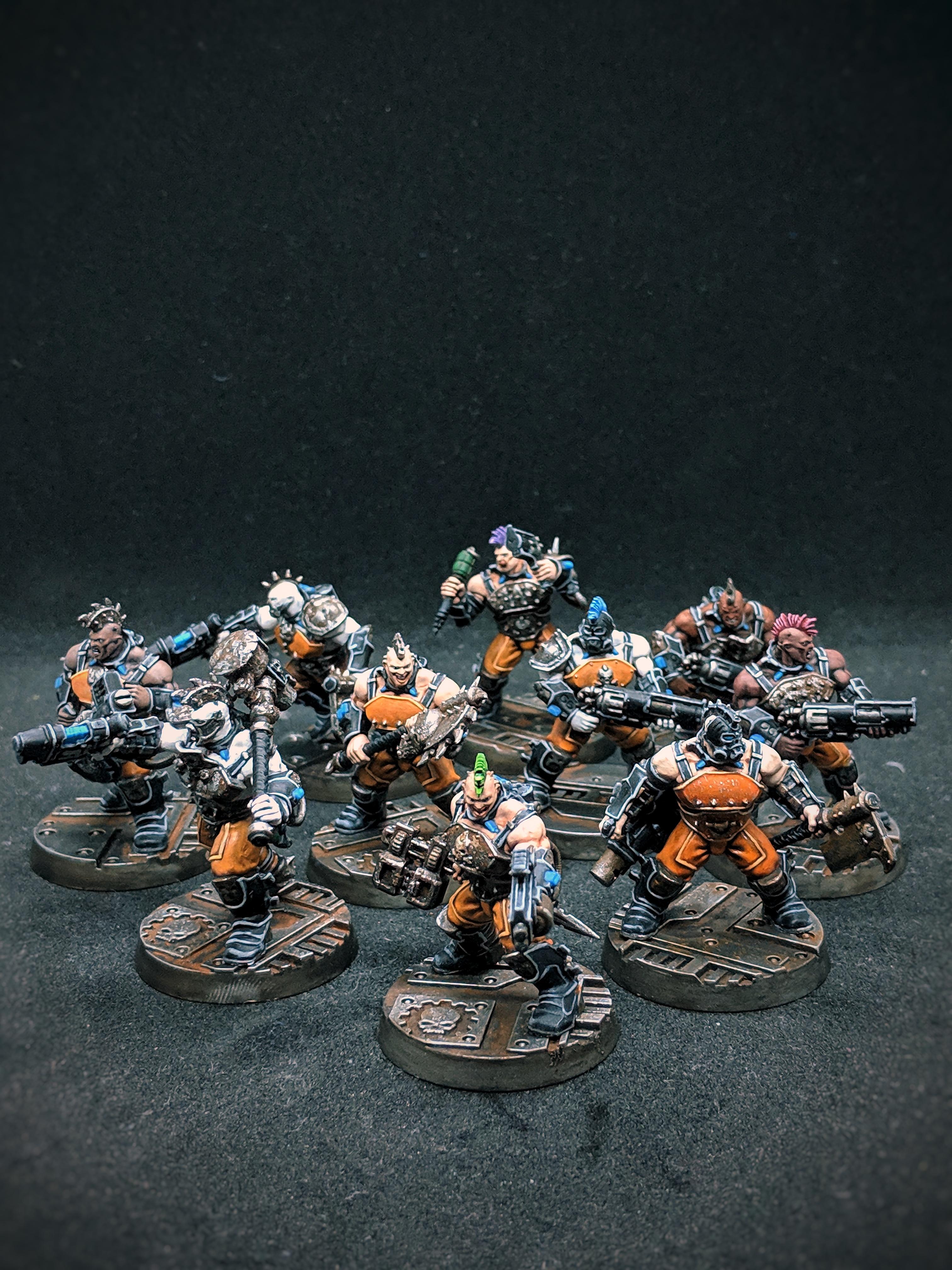 My finished Goliath Gang. r/necromunda