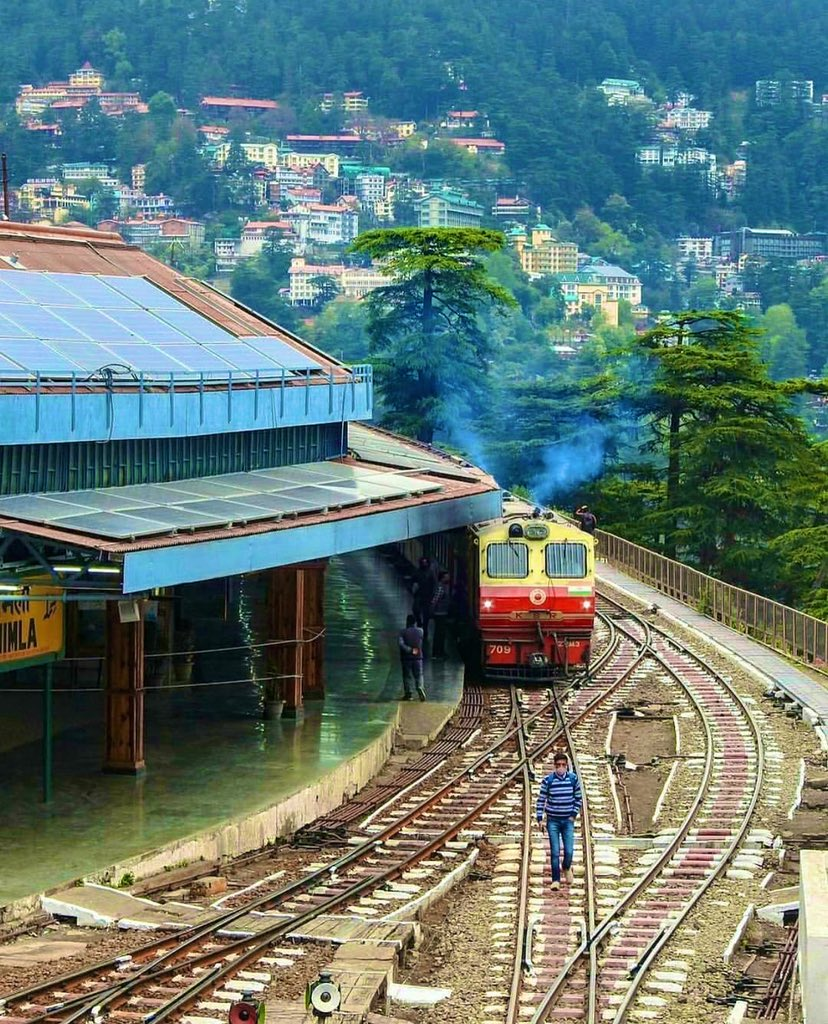 Shimla Railway Station in India trains