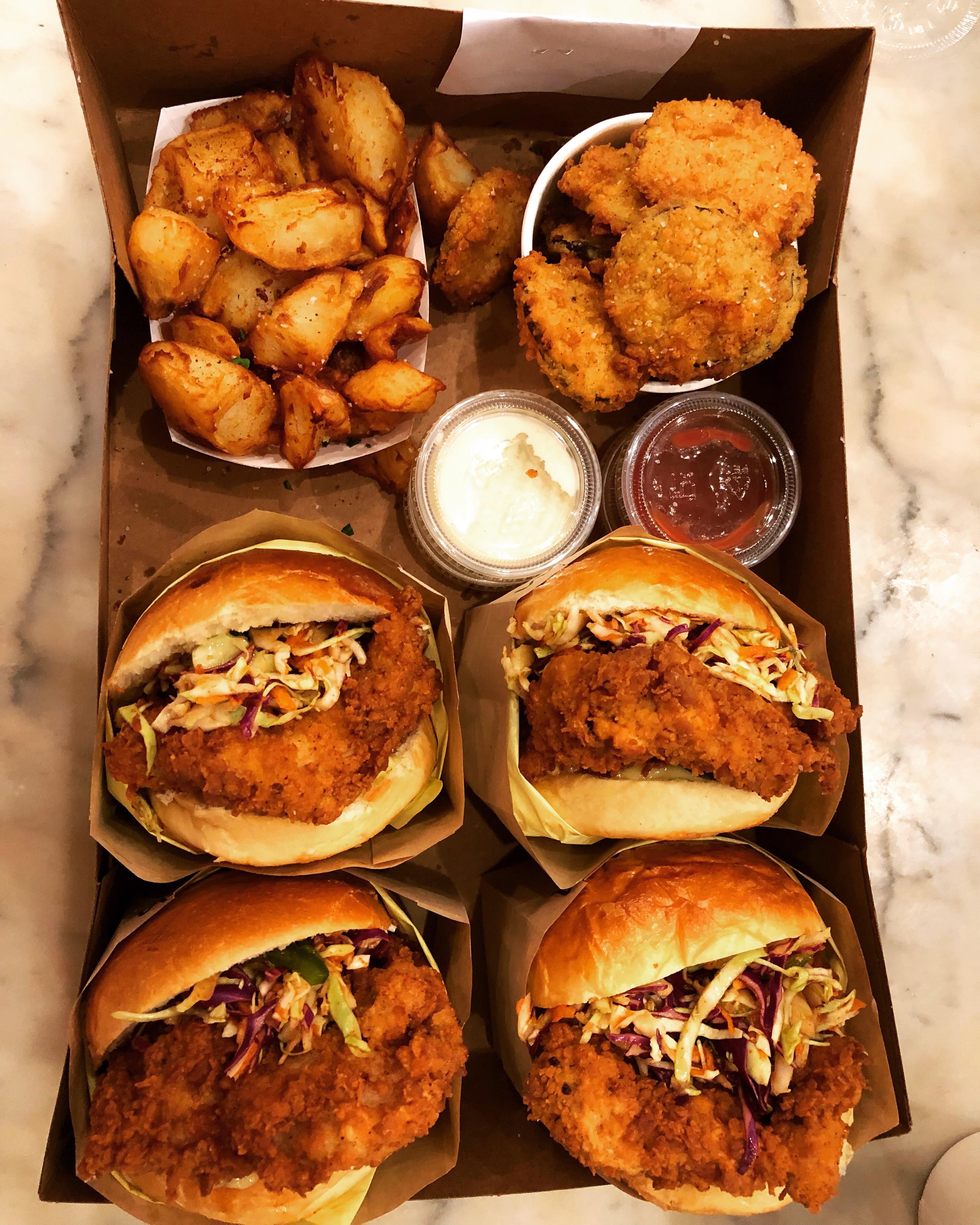 Fried Chicken Sandwiches from Sweet Bird, Anaheim, CA. r/FoodPorn
