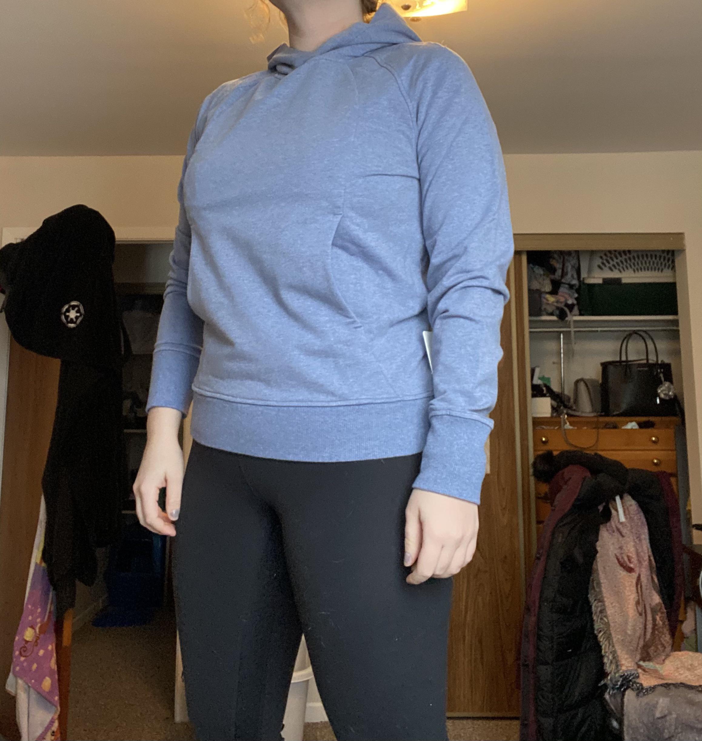 New heathered water drop scuba pullover ) r/lululemon