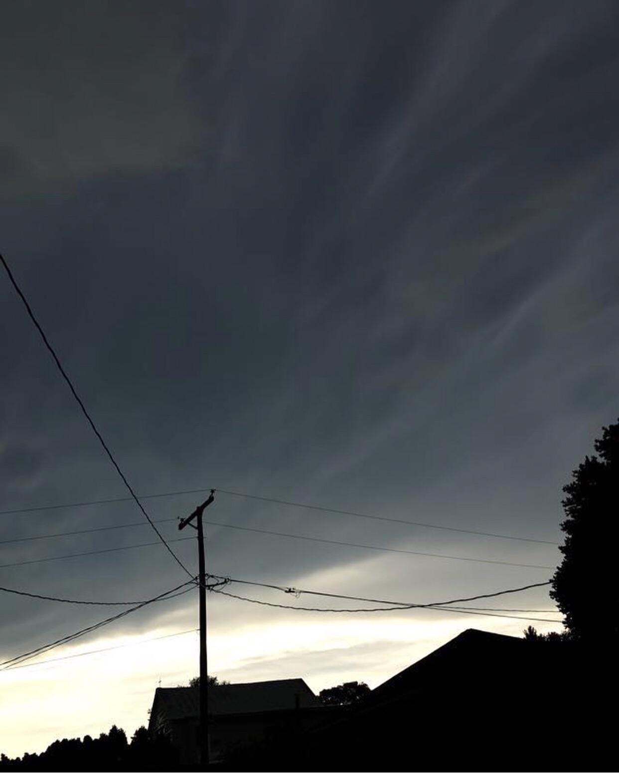 Clouds in Myerstown PA right before it stormed. weather