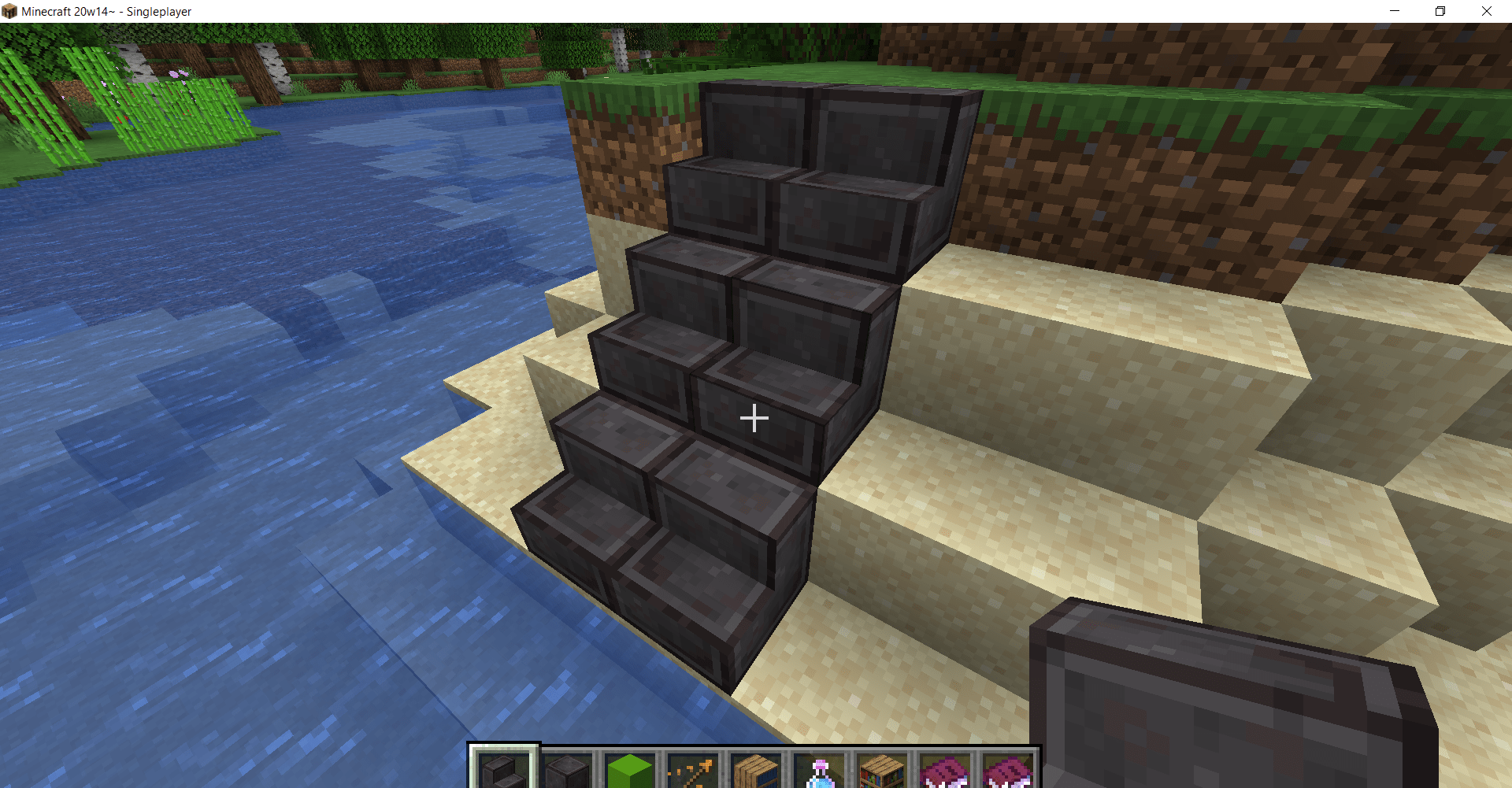 New Snapshot Netherite Stairs! Let's Go! r/Minecraft