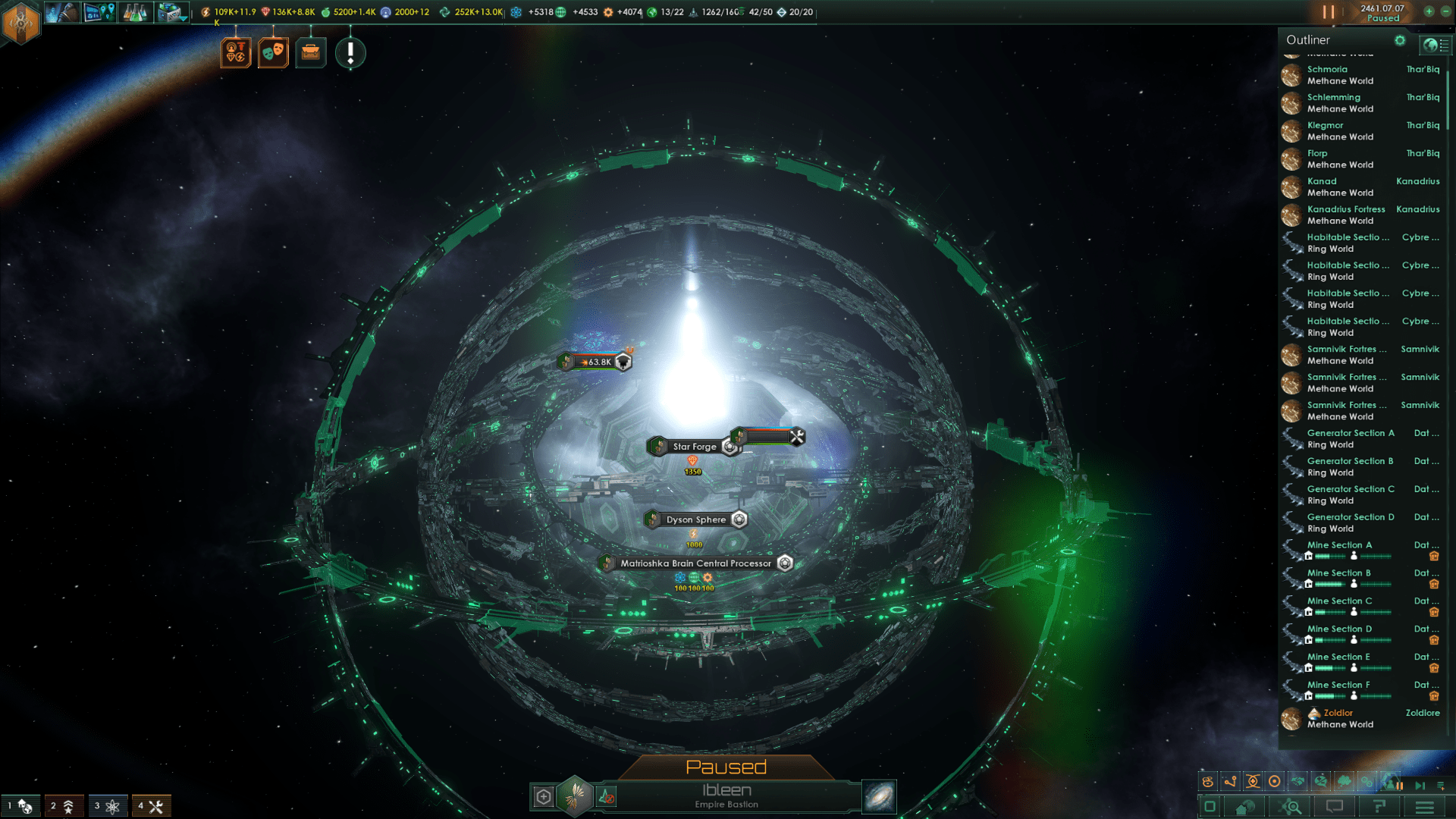 "So which megastructure would like to build around this star?" AI