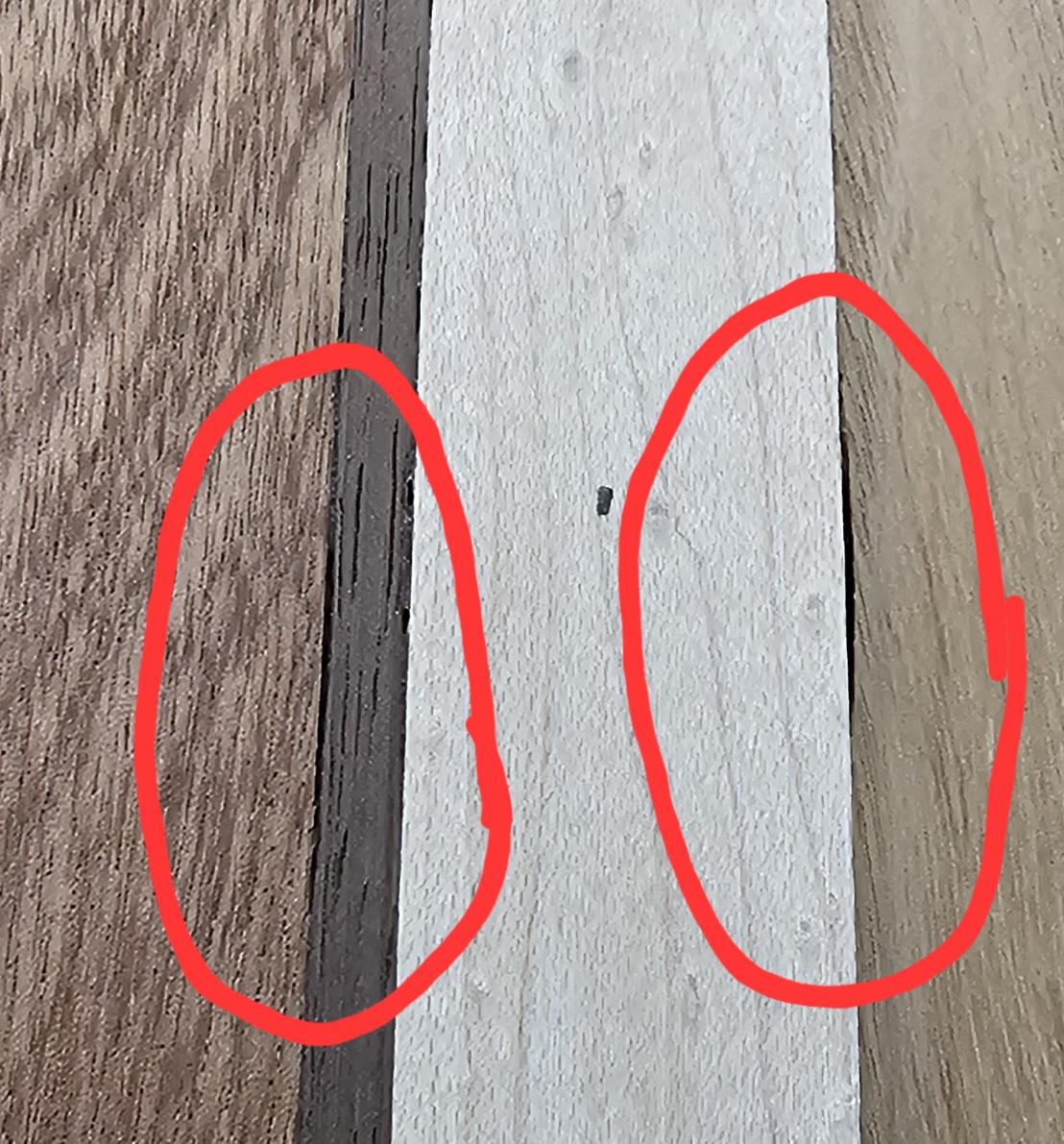 Hey guys & gals! Any on how to fill the tiny gap in my