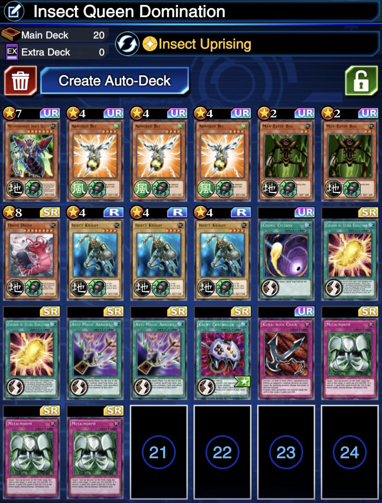Thoughts on how to improve my insect deck? Any tips would be nice