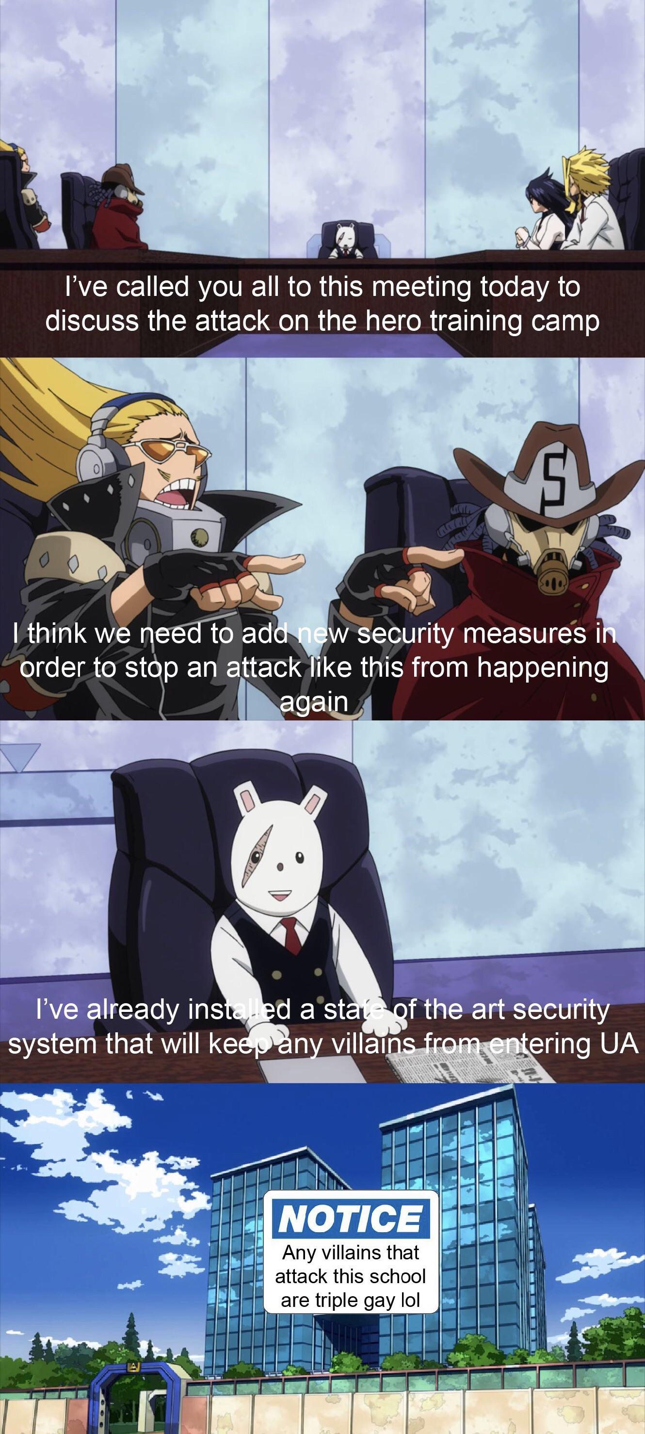 A state of the art security system BokuNoMetaAcademia