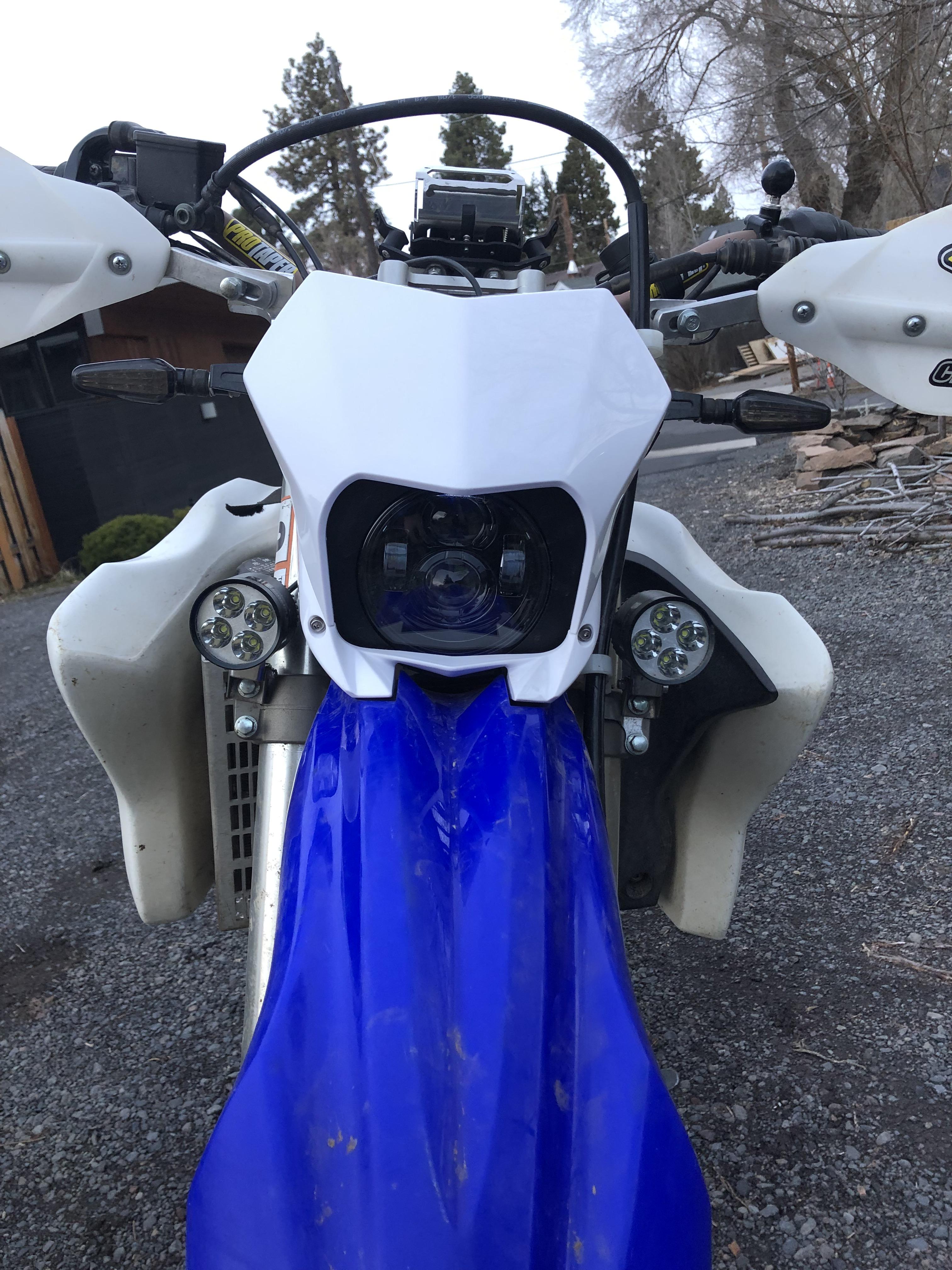 Installed the JNS engineering headlight today r/WR250R