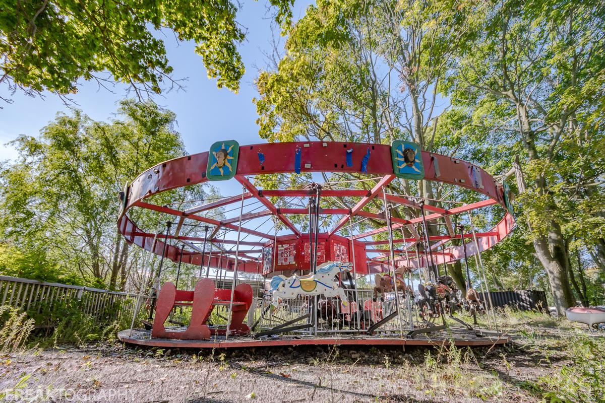 An old Carousel on the property of an abandoned Zoo (gallery in