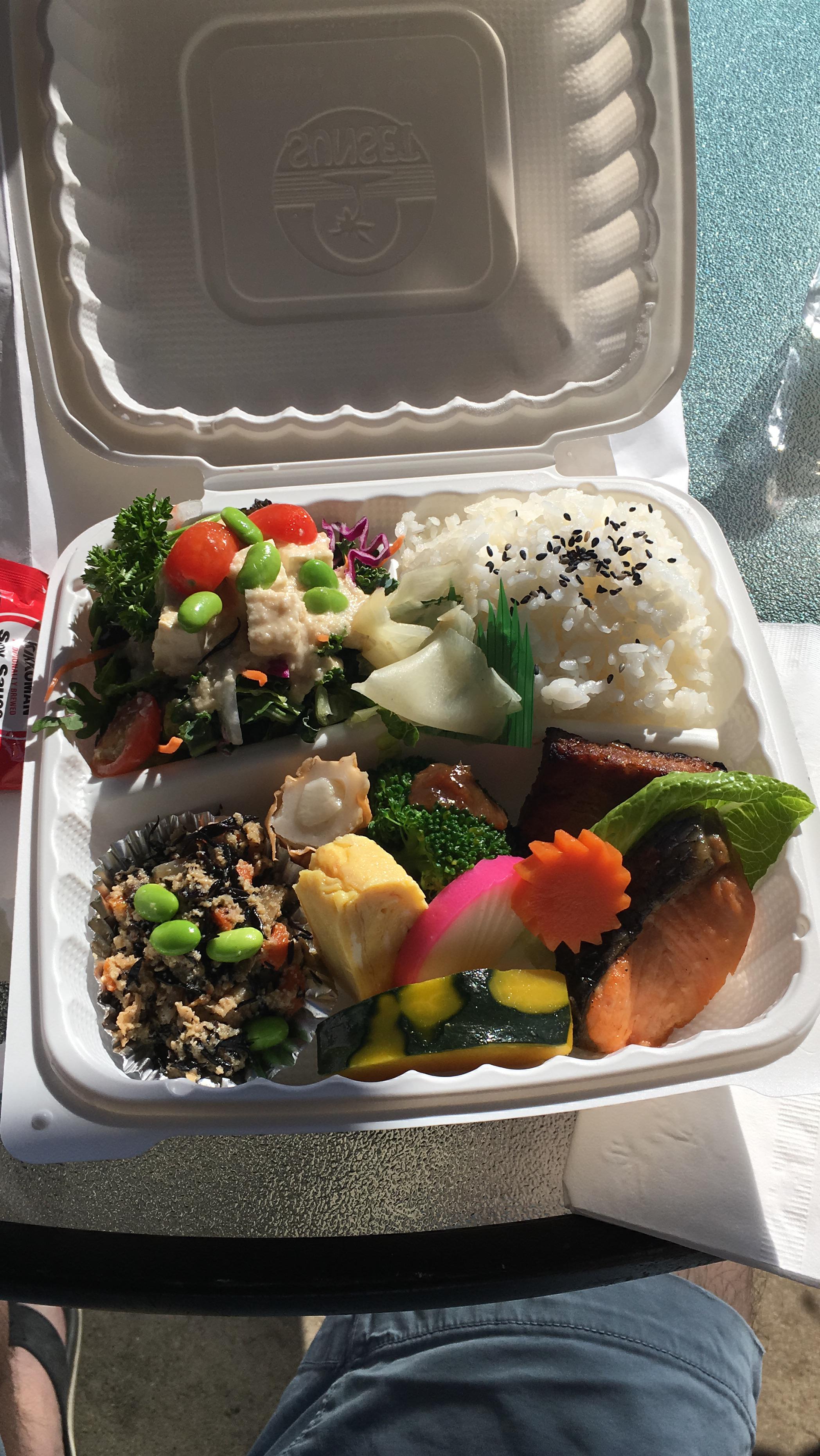 Assorted Bento from Tempura House (Sawtelle) is the perfect lunch r