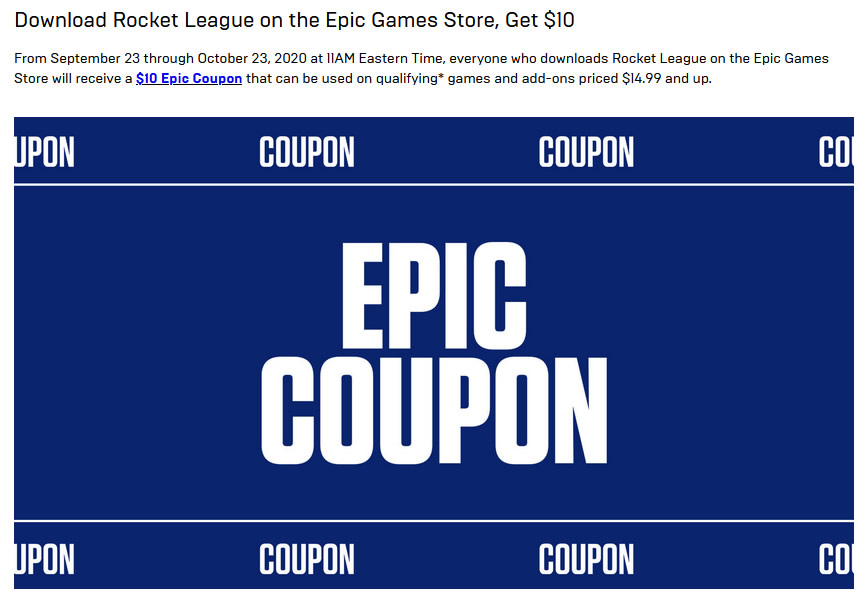 Rocket League on September 23 (24 for some countries) will give you 10