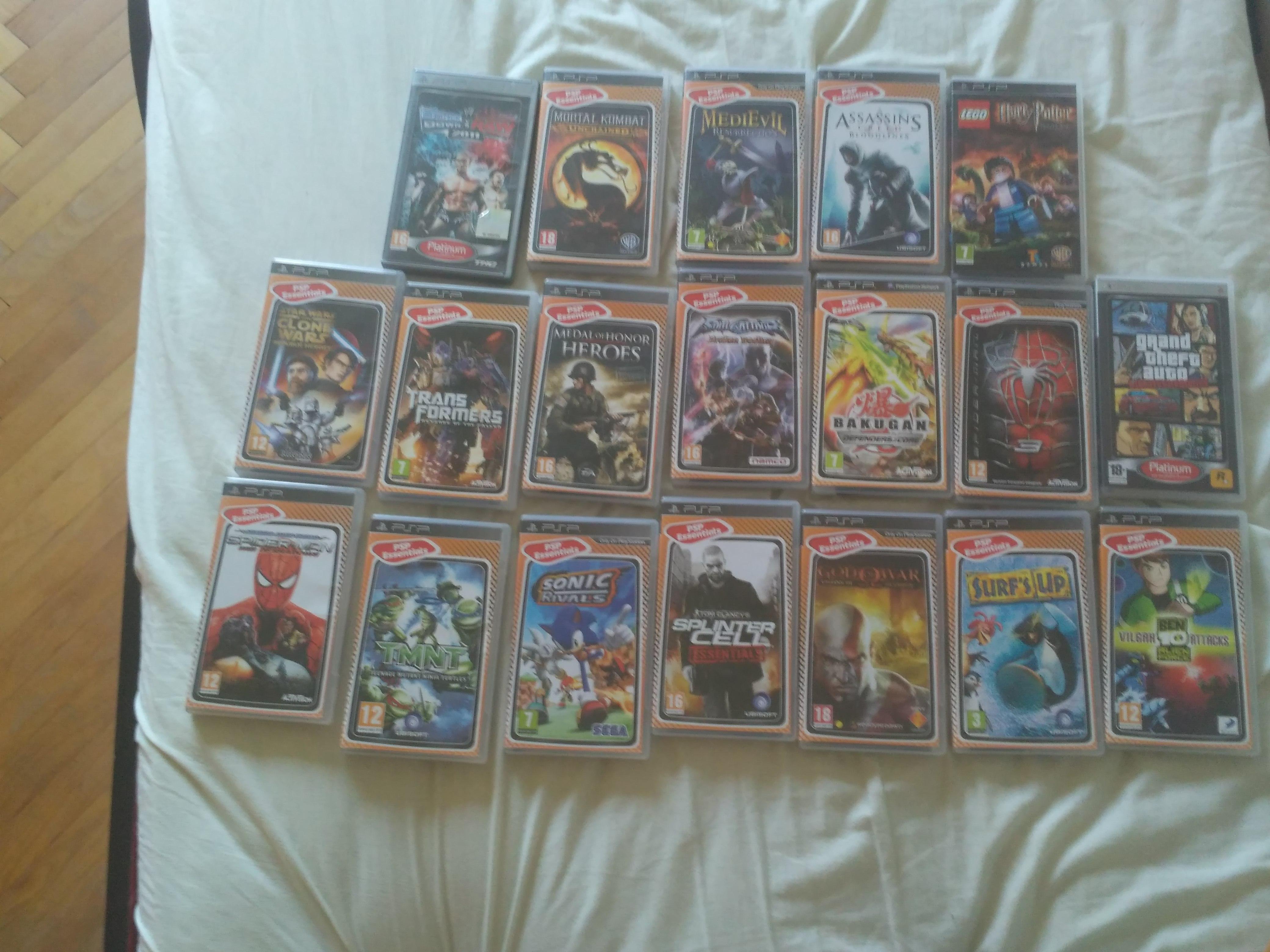 PSP games collection r/gaming