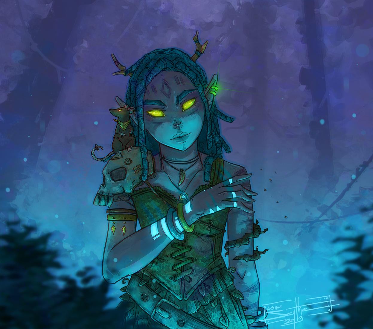 Forest Witch by Adam Scythe r/ImaginaryCharacters
