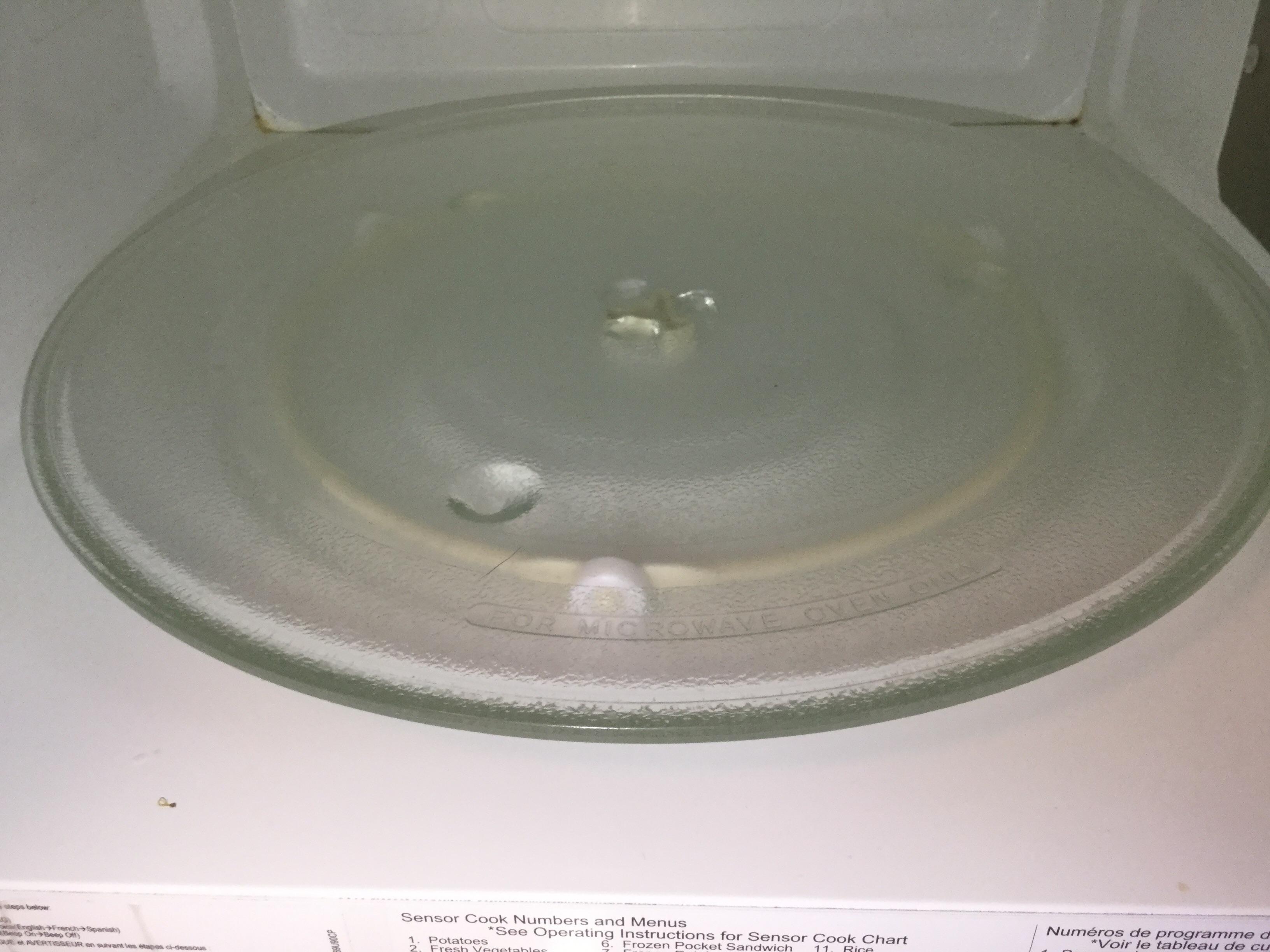 My microwave has a turntable built in. Unfortunately, it is broken and