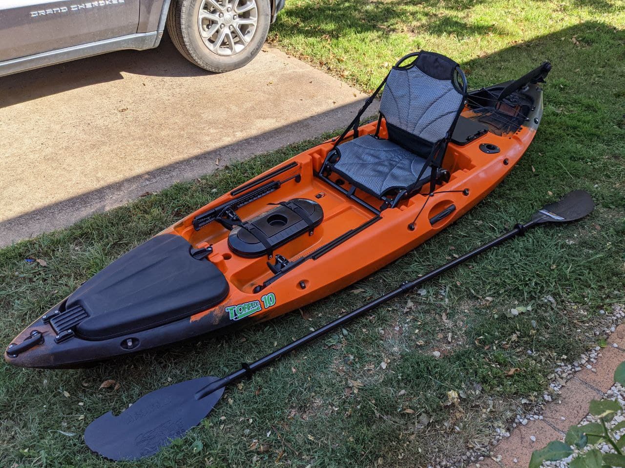 Setting up my new fishing kayak today! Very excited r/Kayaking