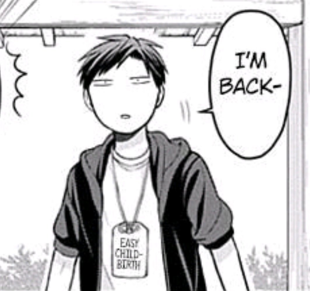 He is back. what do you do? manga