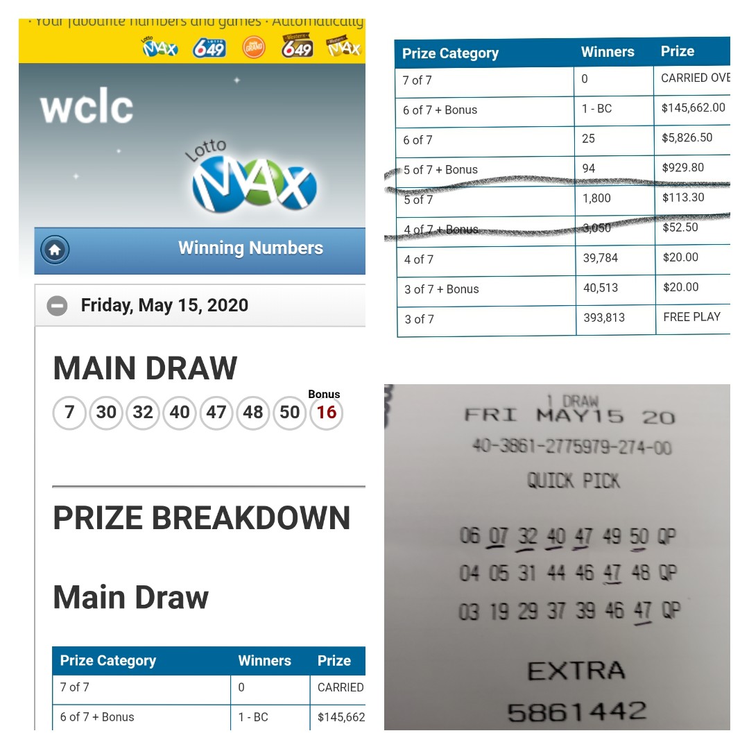 5 of 7 numbers! Not a huge amount but still nice! r/Lottery