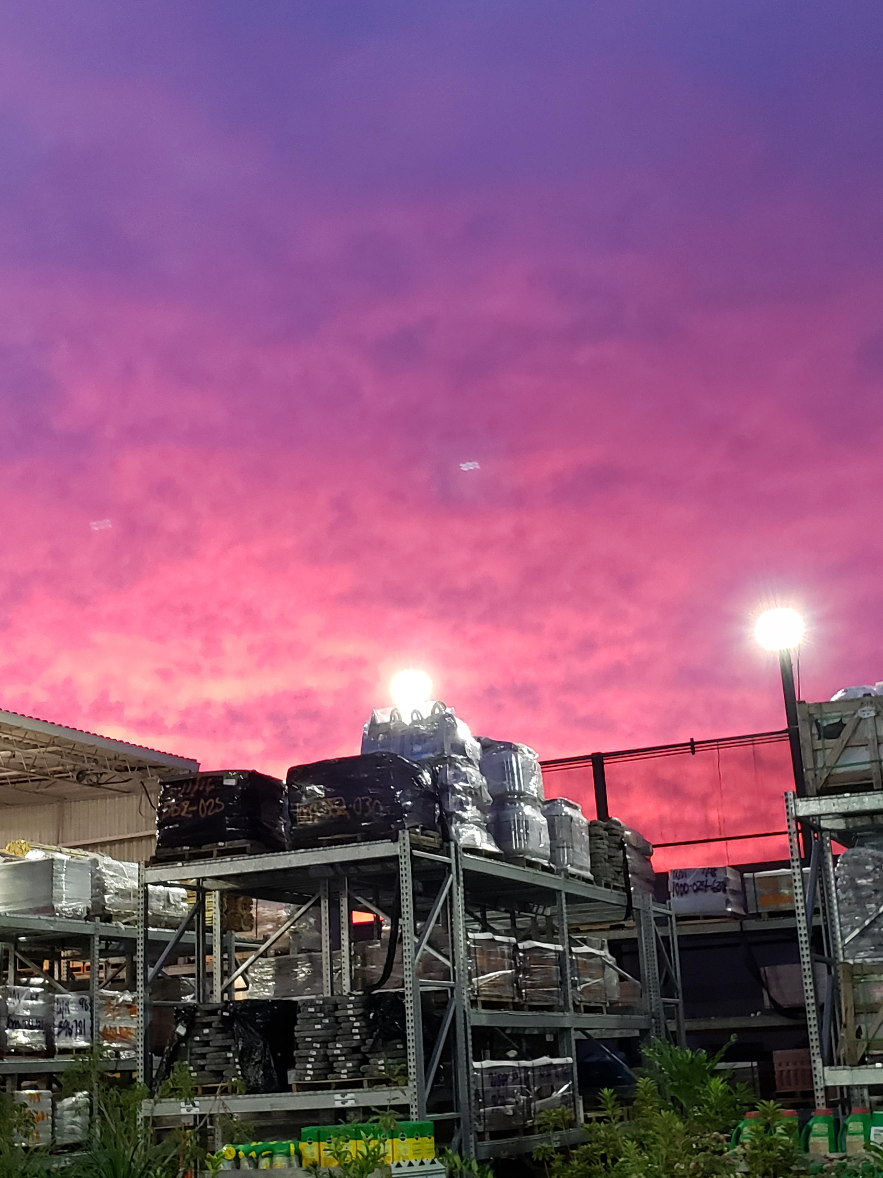 Sunrise at my store yesterday r/HomeDepot