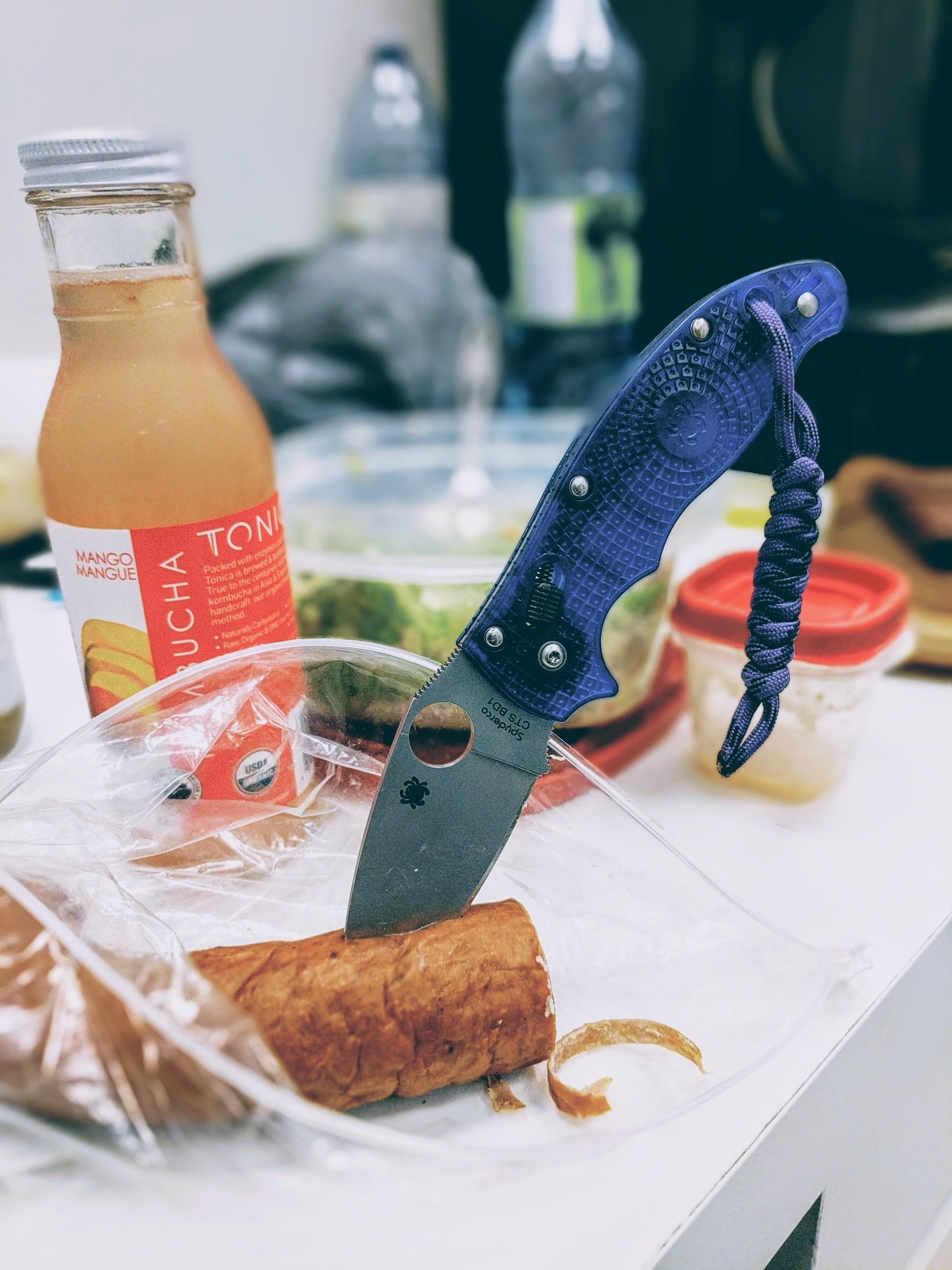 Hands down this is my favorite EDC food knife. With me every single day
